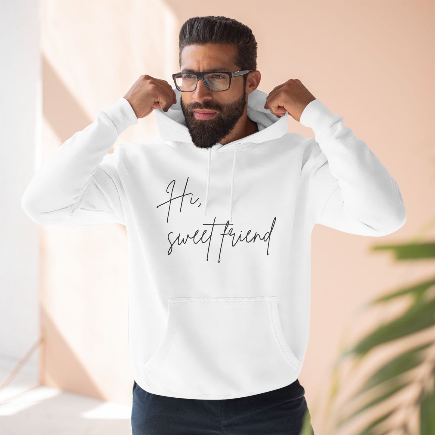 Hi Sweet Friend Fleece Hoodie
