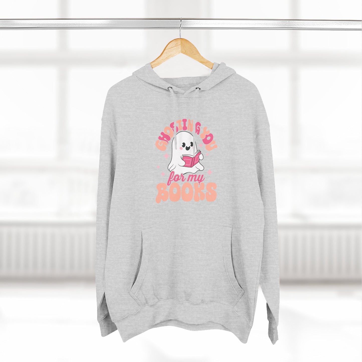 Ghosting You For My Books Fleece Hoodie