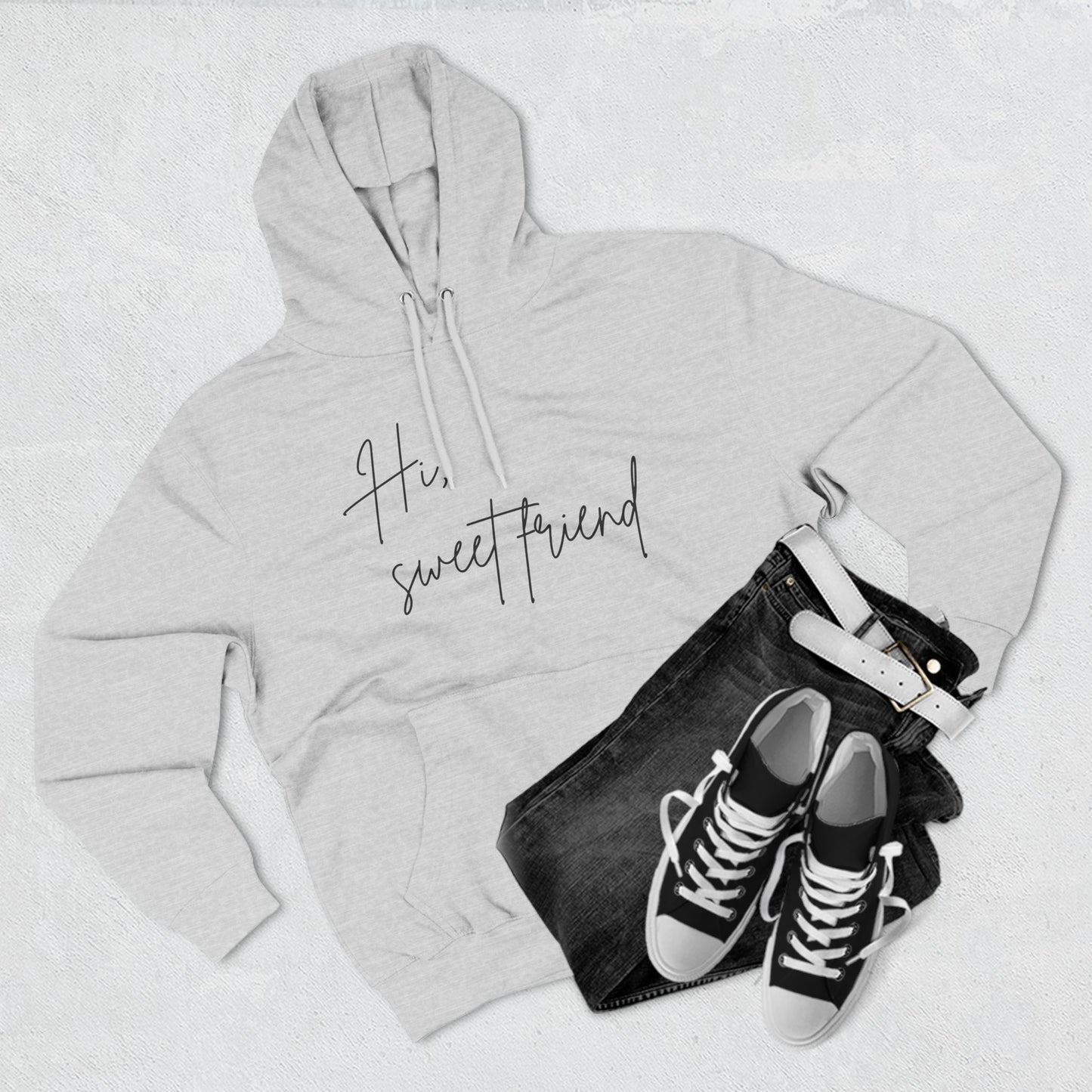 Hi Sweet Friend Fleece Hoodie