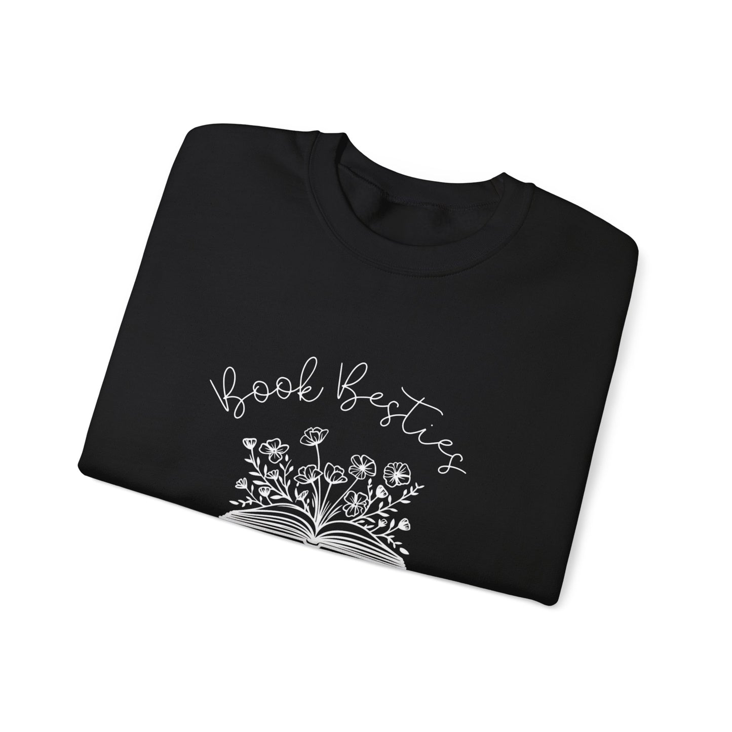 Book Besties Book Club BLACK Crewneck Sweatshirt S-5XL