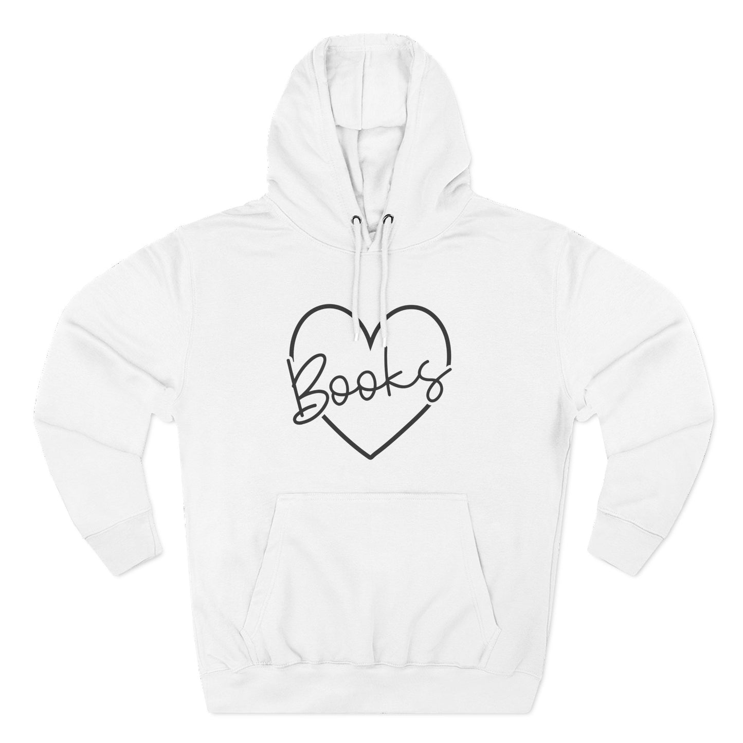 Heart Books Fleece Hoodie