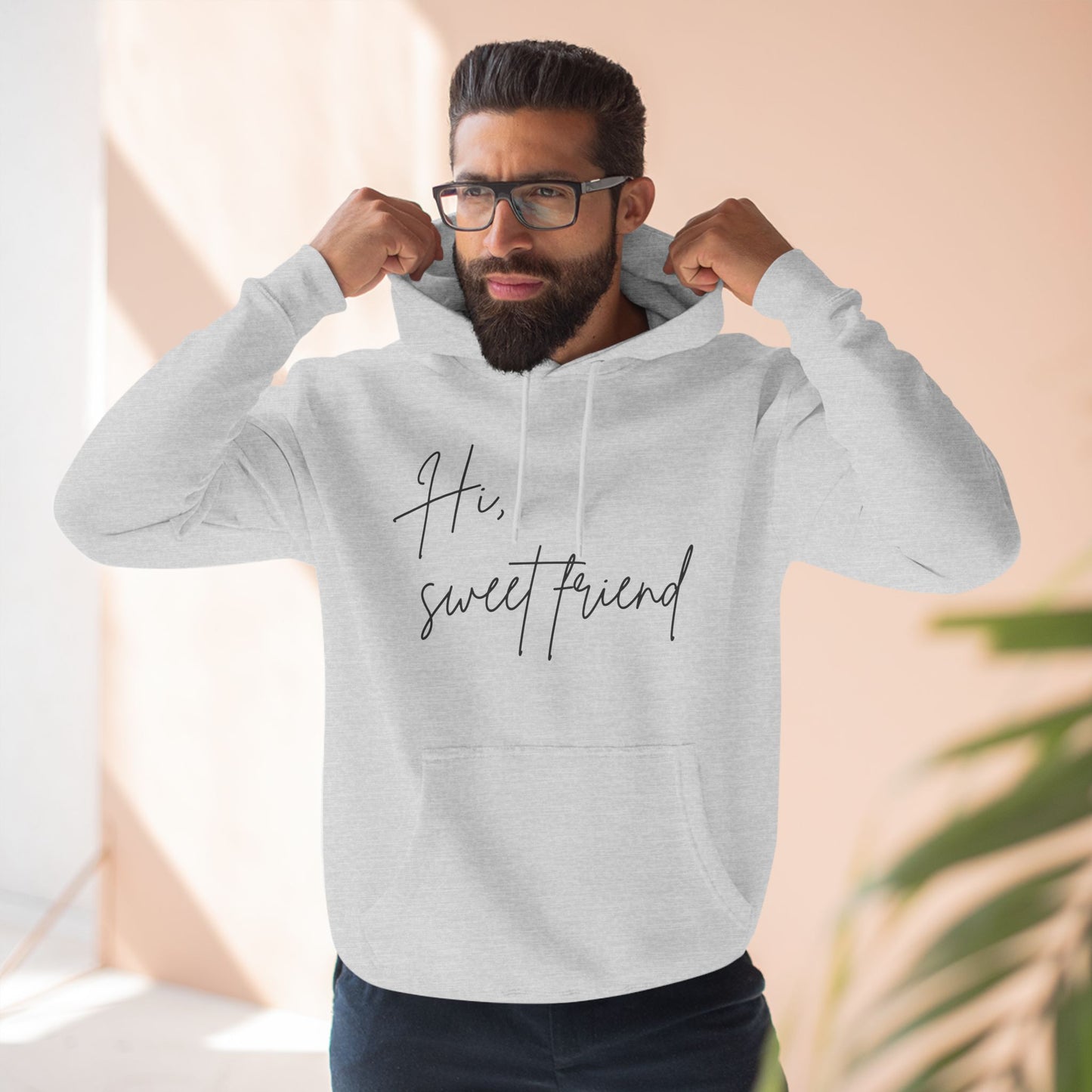 Hi Sweet Friend Fleece Hoodie