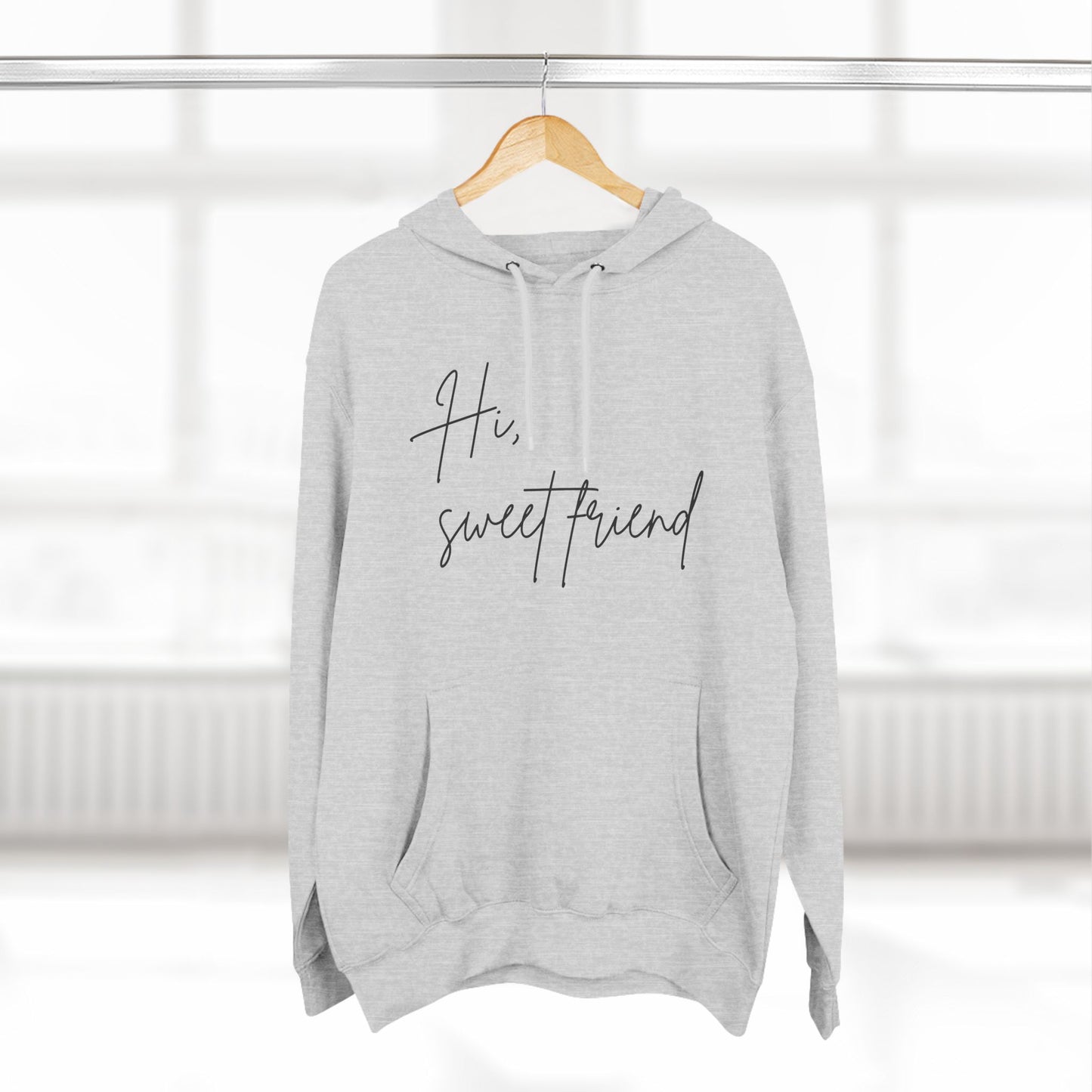Hi Sweet Friend Fleece Hoodie
