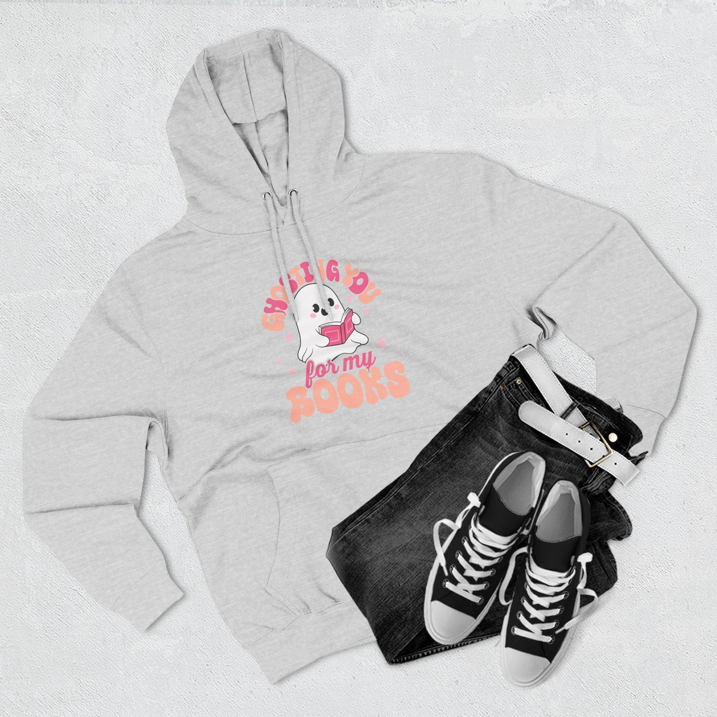 Ghosting You For My Books Fleece Hoodie