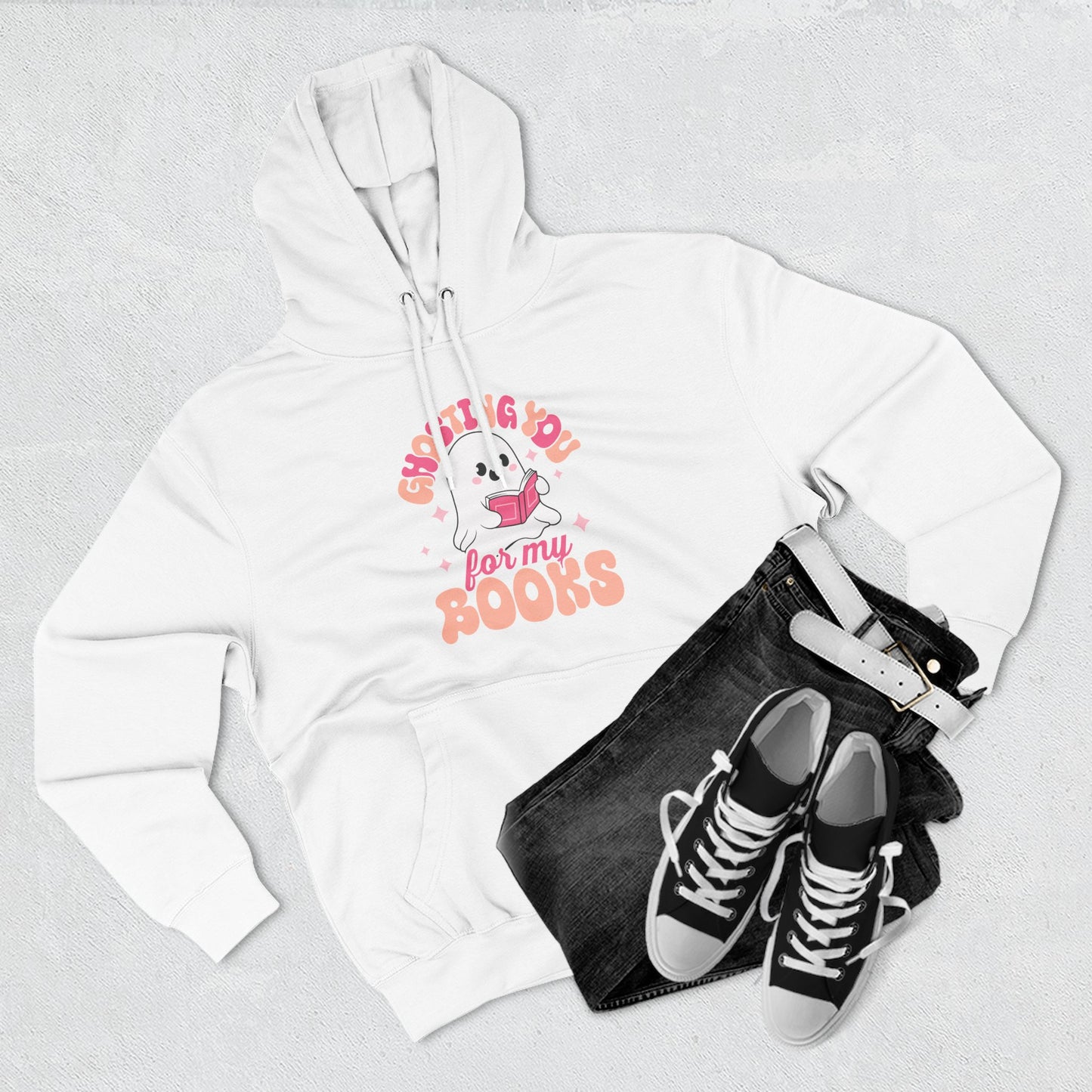 Ghosting You For My Books Fleece Hoodie