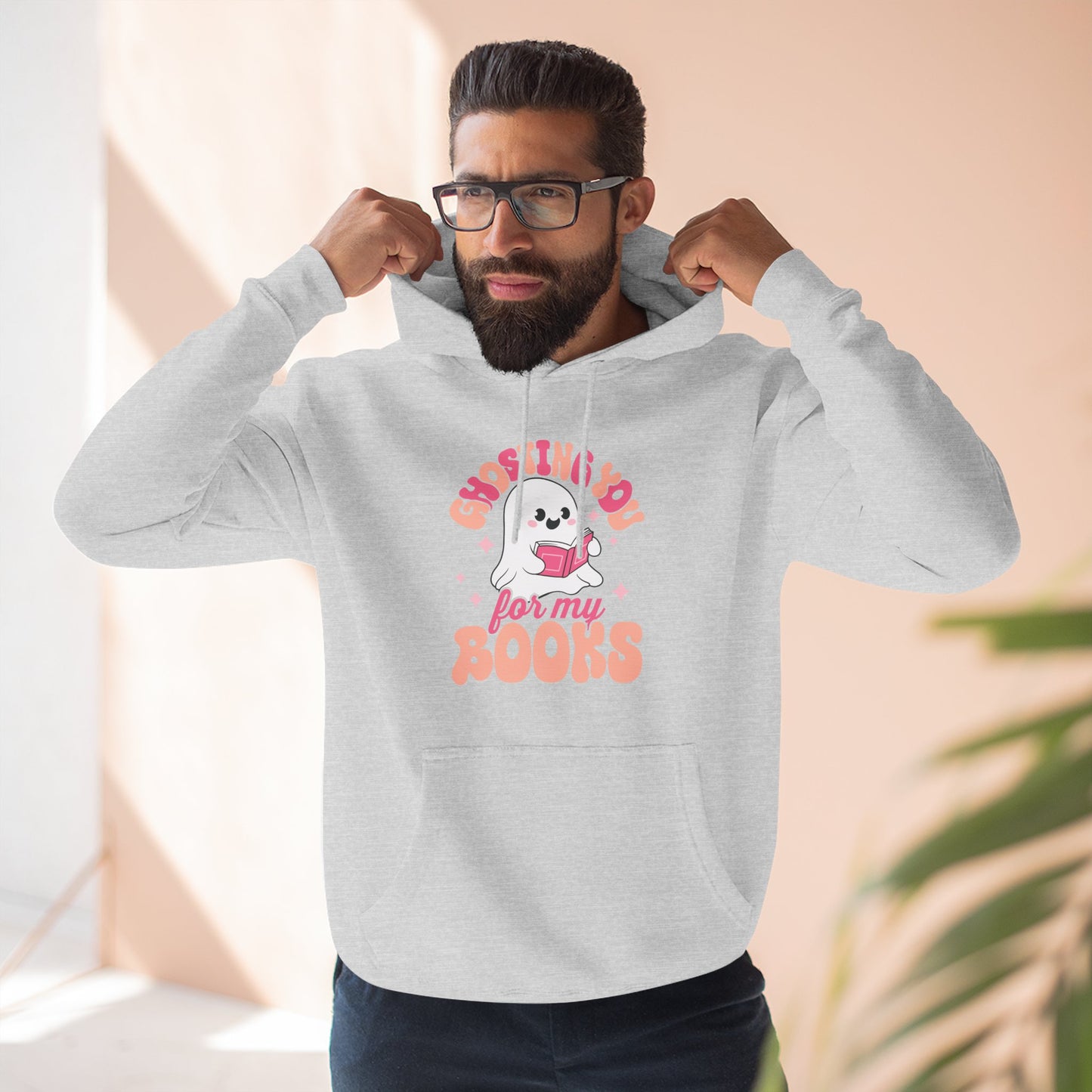 Ghosting You For My Books Fleece Hoodie