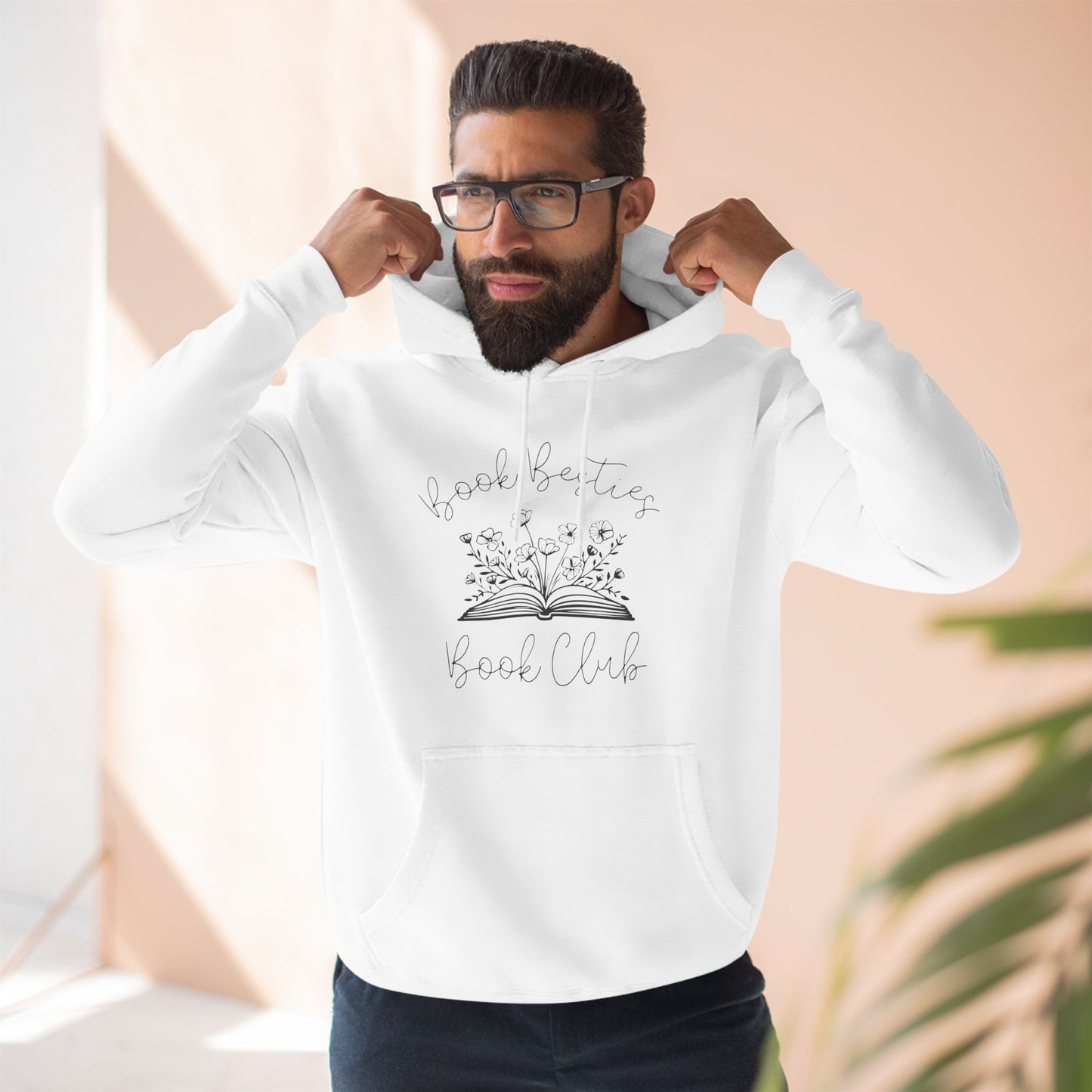 Book Besties Book Club Fleece Hoodie S-3XL