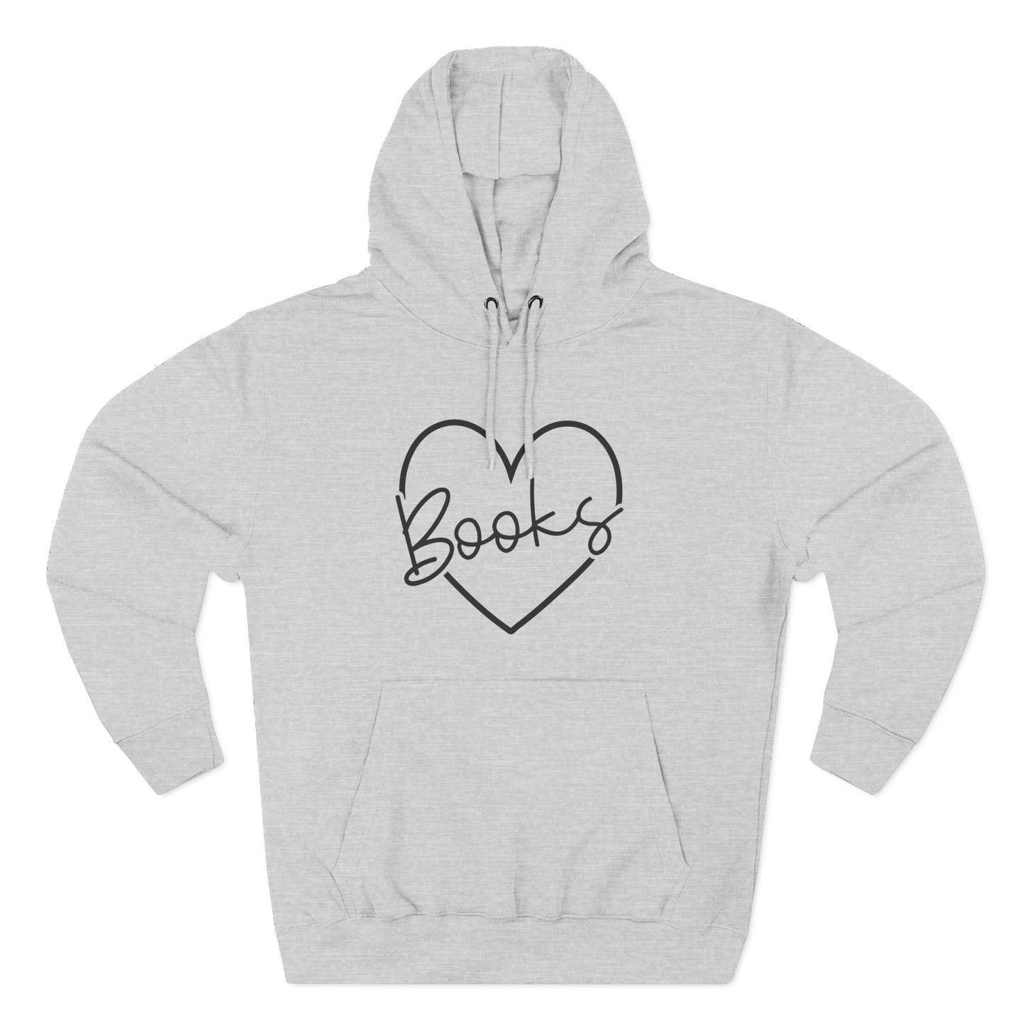Heart Books Fleece Hoodie