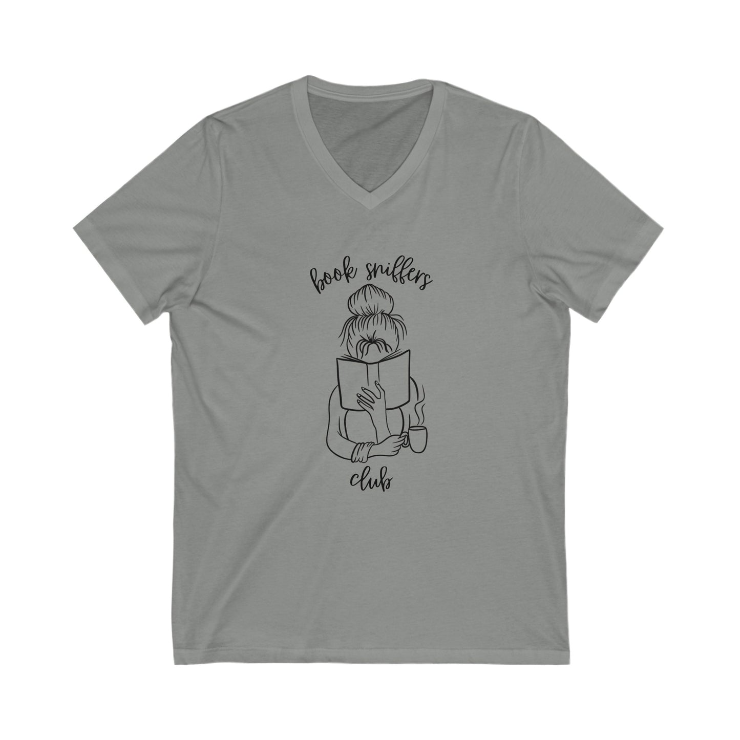 Book Sniffers Club Short Sleeve V-Neck Tee