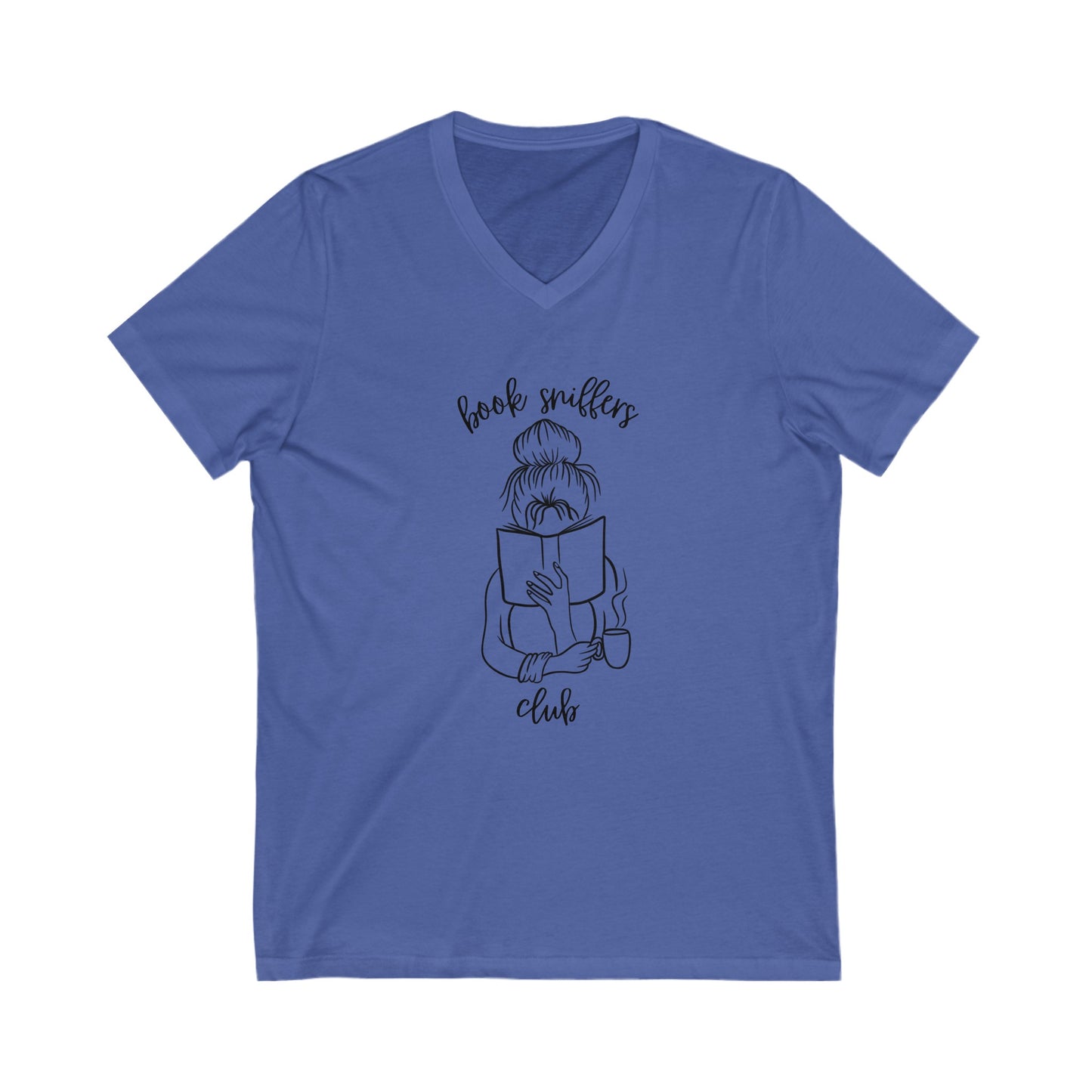 Book Sniffers Club Short Sleeve V-Neck Tee