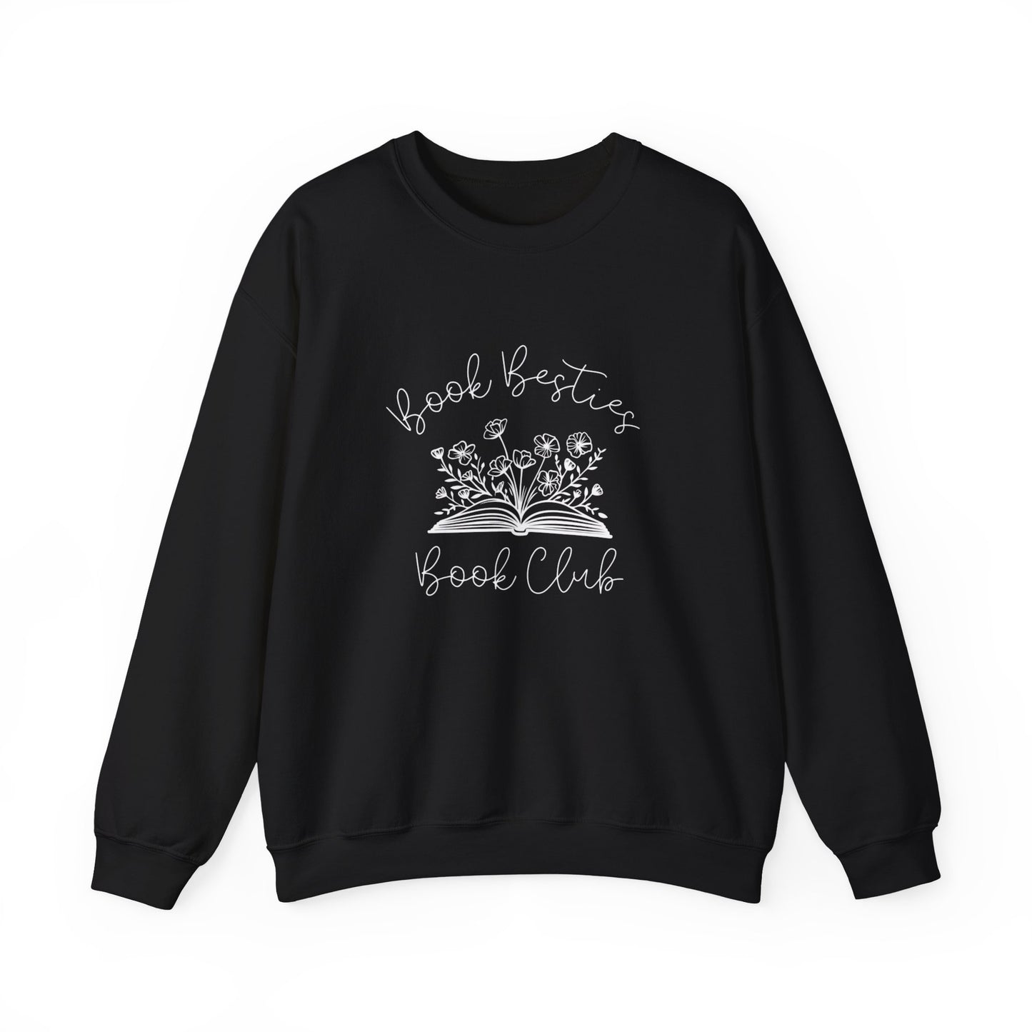 Book Besties Book Club BLACK Crewneck Sweatshirt S-5XL