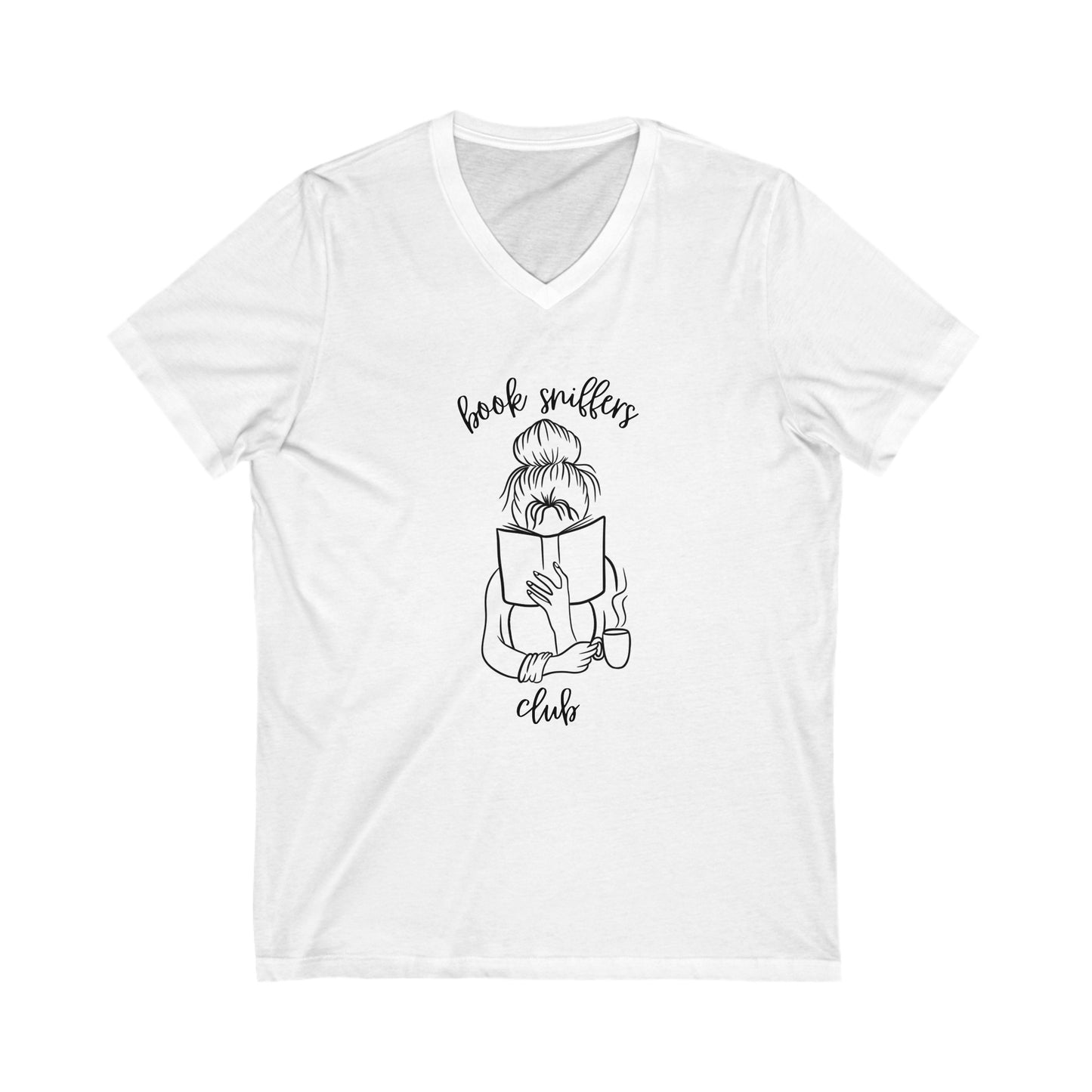 Book Sniffers Club Short Sleeve V-Neck Tee