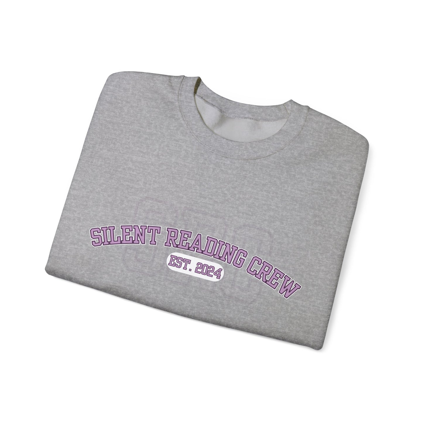 Silent Reading Crew Crewneck Sweatshirt S-5XL
