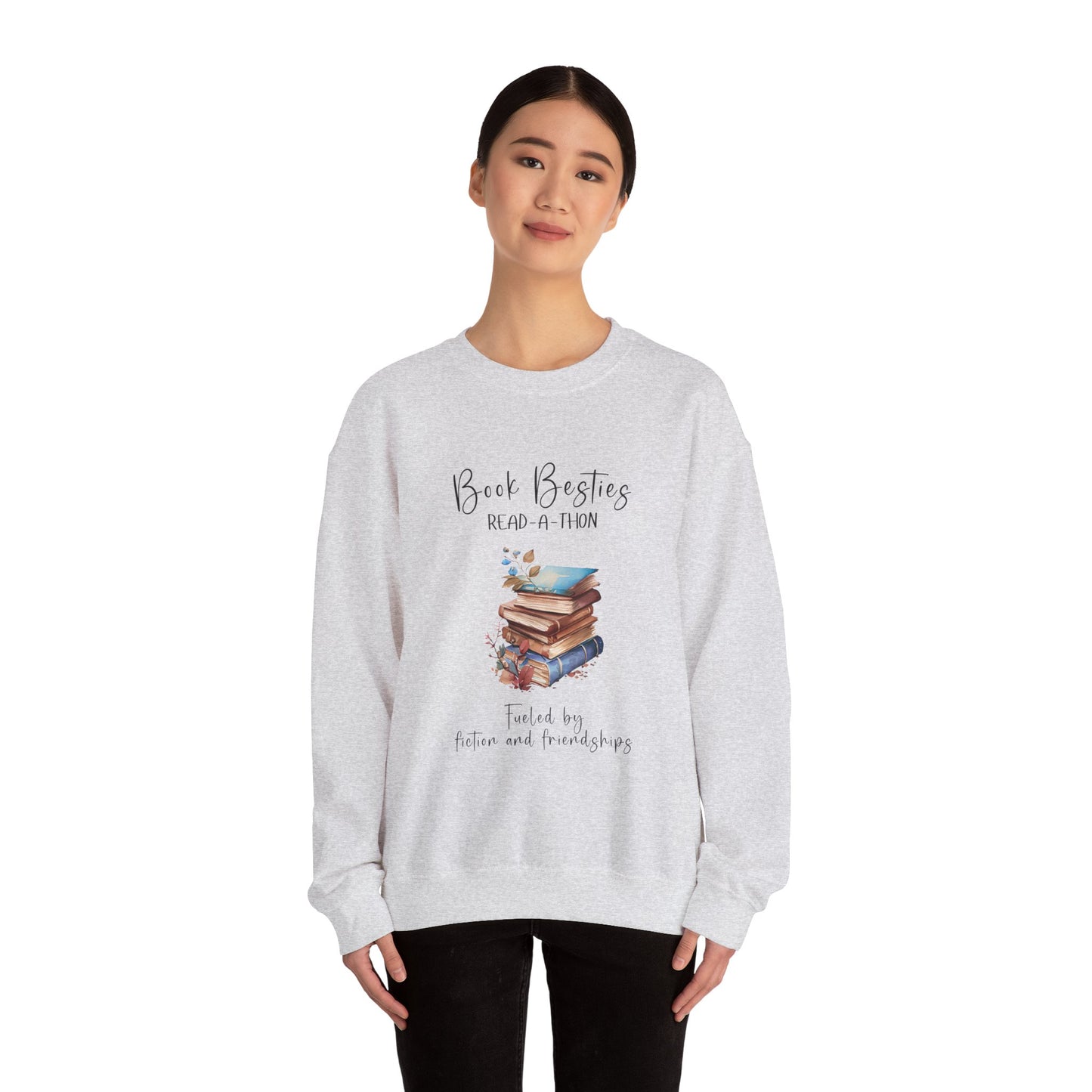 Book Besties Read-A-Thon Crewneck Sweatshirt S-5XL