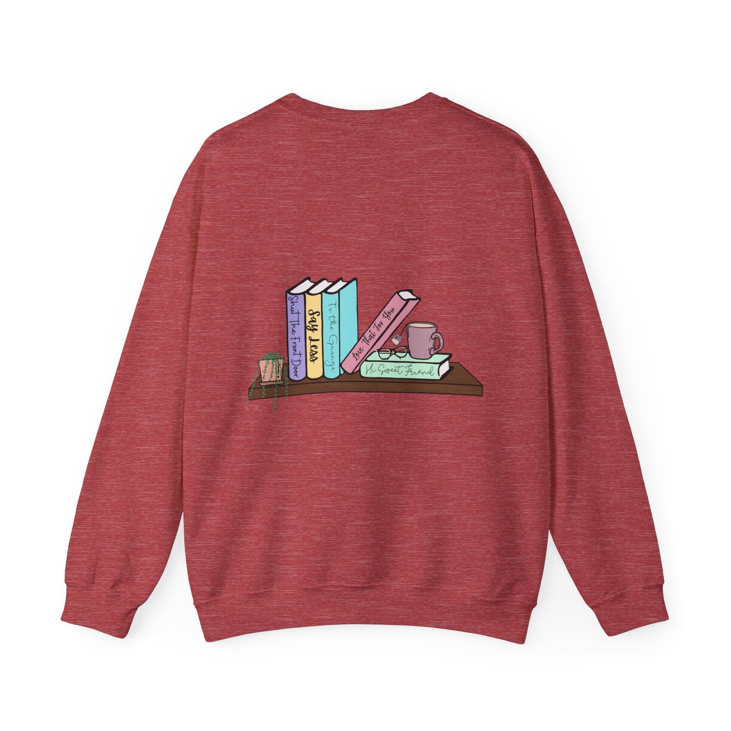 Books & Catchphrases Unisex Heavy Blend™ Crewneck Sweatshirt S-5XL