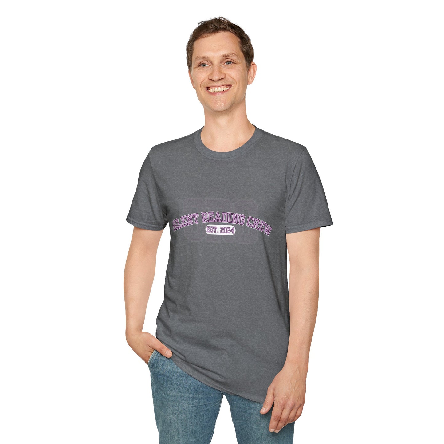Silent Reading Crew Softstyle T-Shirt XS-5XL