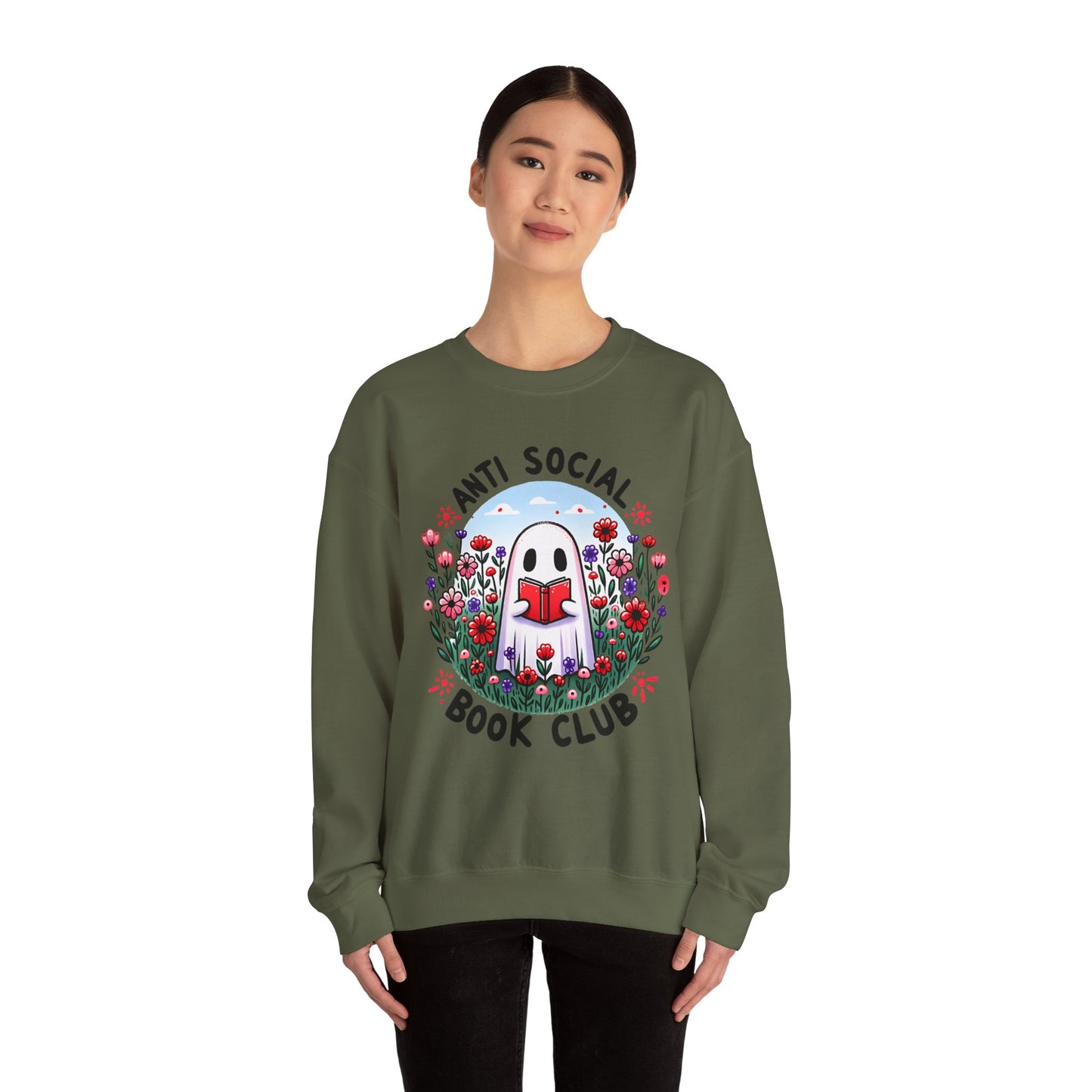 Anti-Social Book Club Crewneck Sweatshirt S-5XL