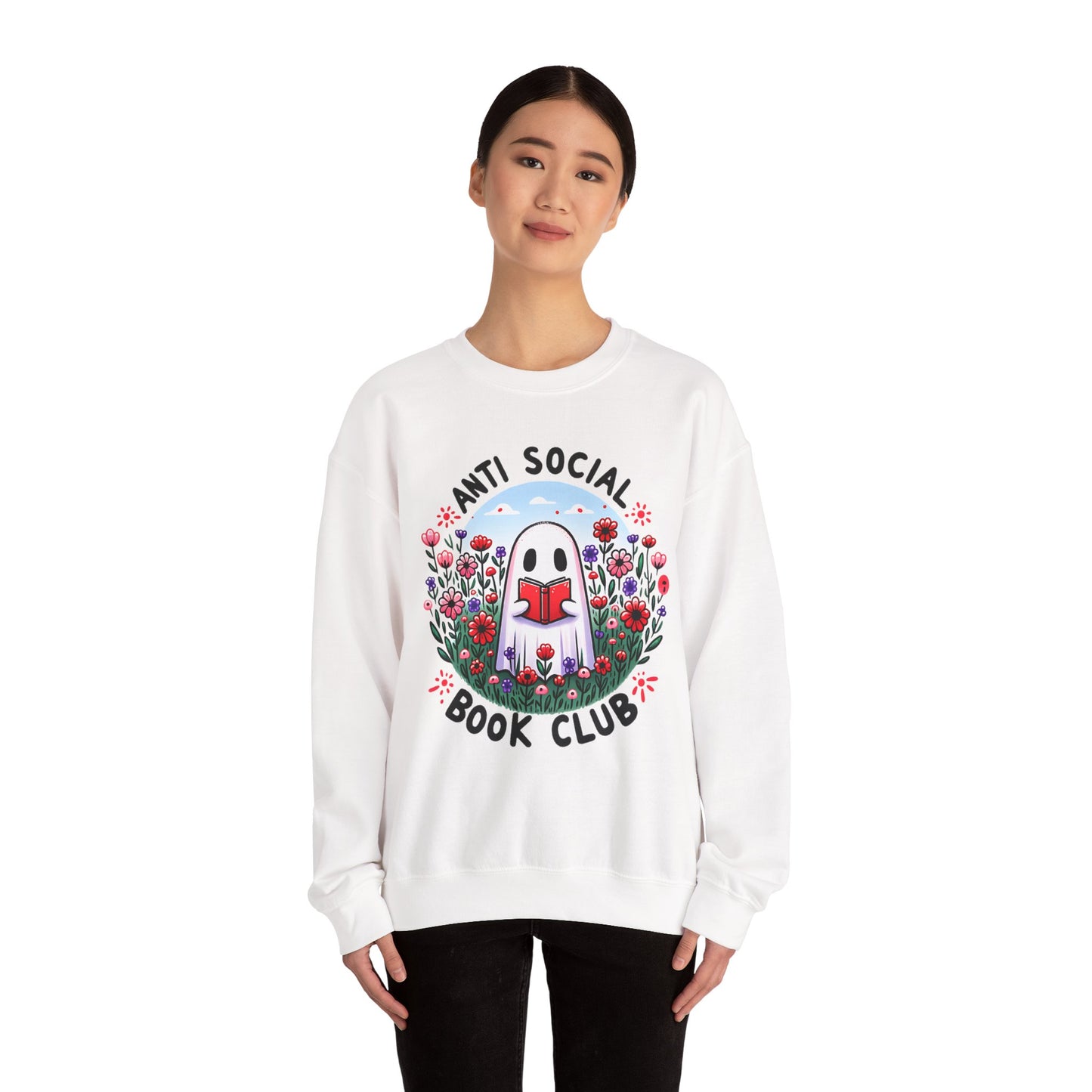 Anti-Social Book Club Crewneck Sweatshirt S-5XL