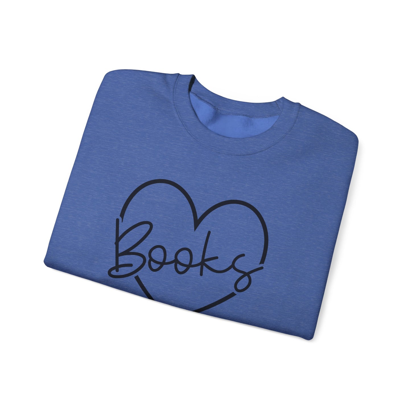 Heart Books Crewneck Sweatshirt S-5XL