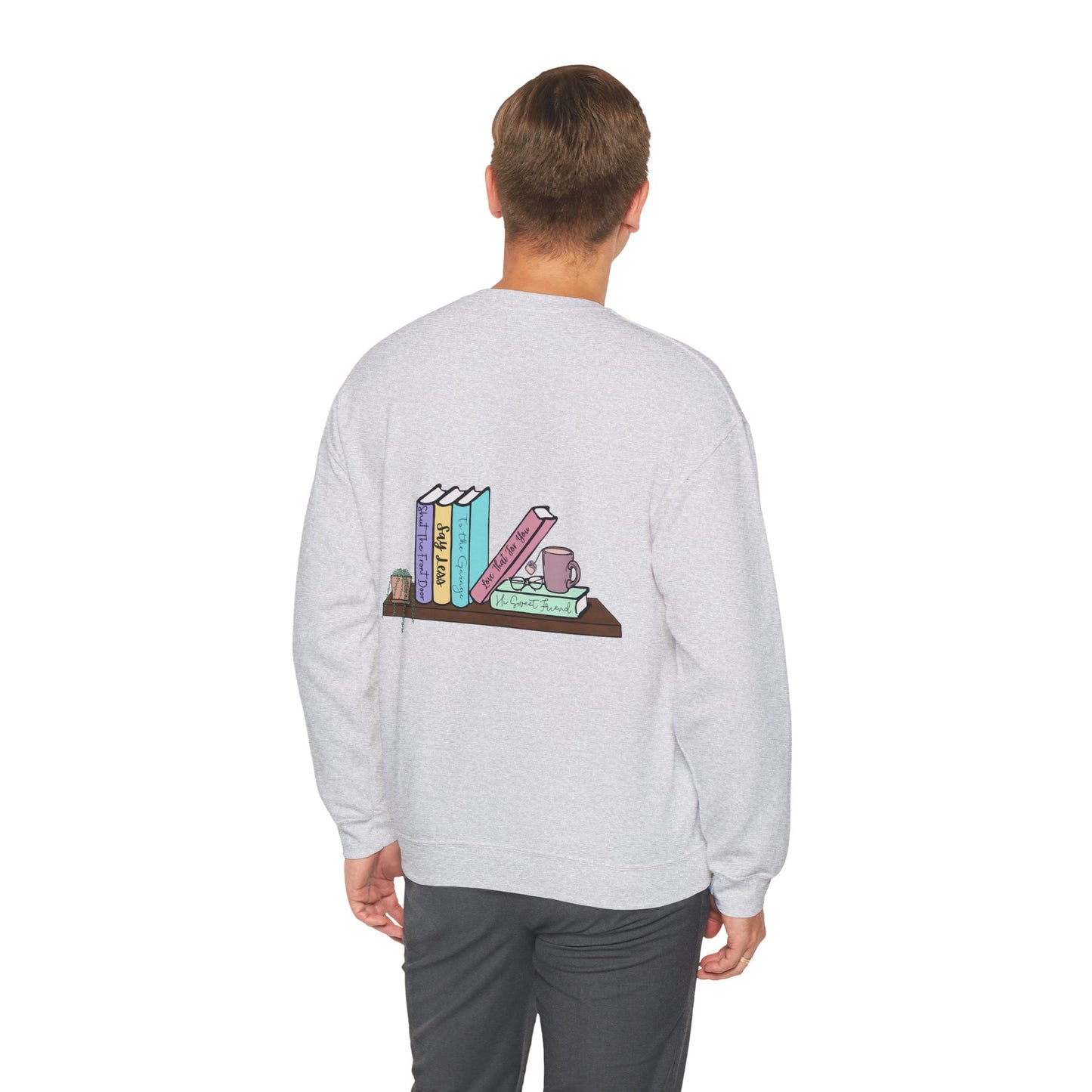 Books & Catchphrases Unisex Heavy Blend™ Crewneck Sweatshirt S-5XL
