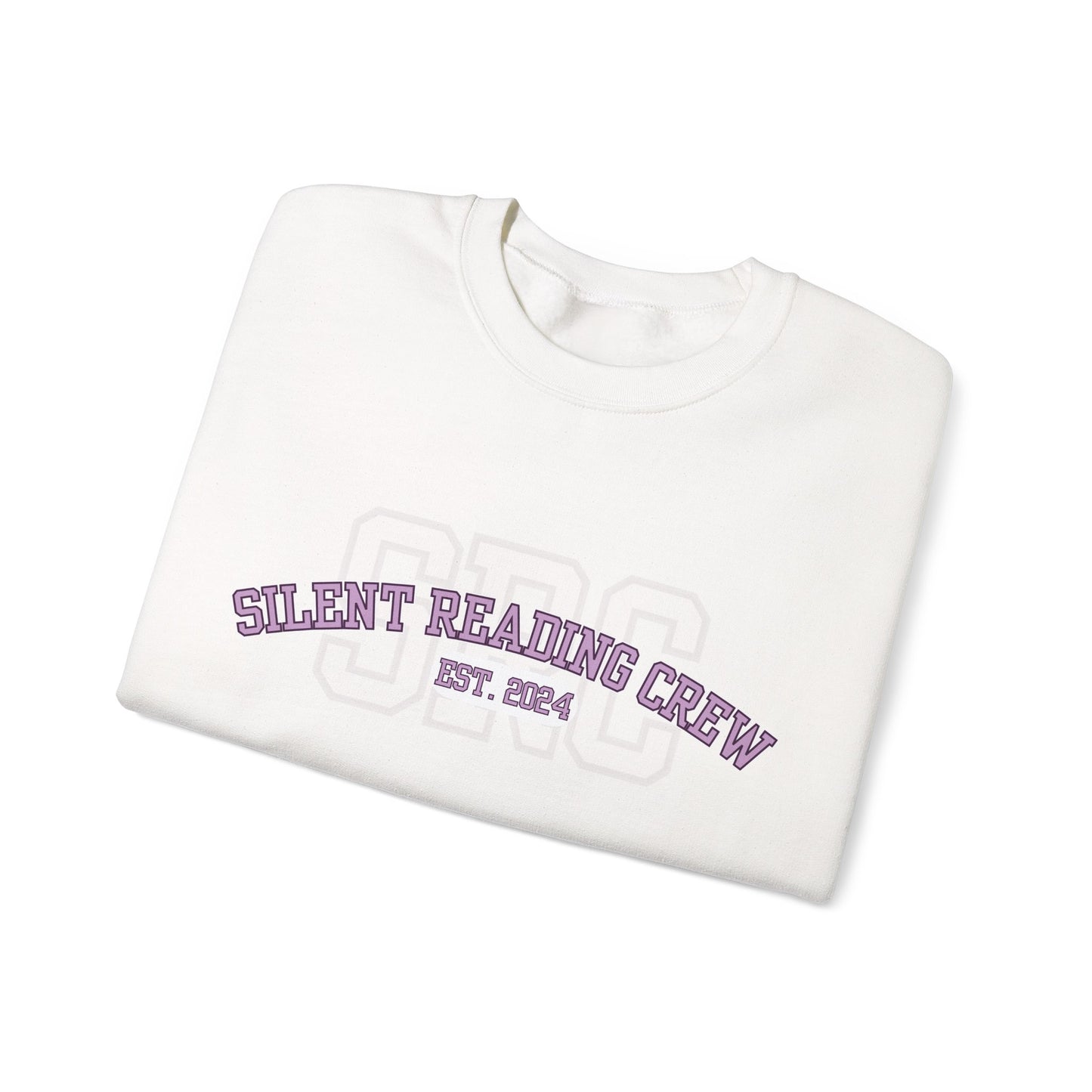 Silent Reading Crew Crewneck Sweatshirt S-5XL