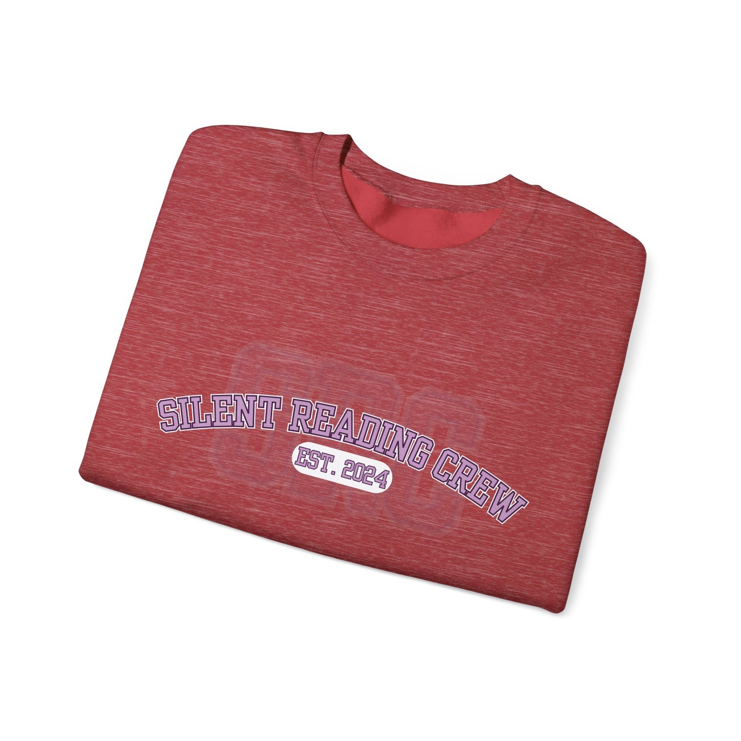 Silent Reading Crew Crewneck Sweatshirt S-5XL
