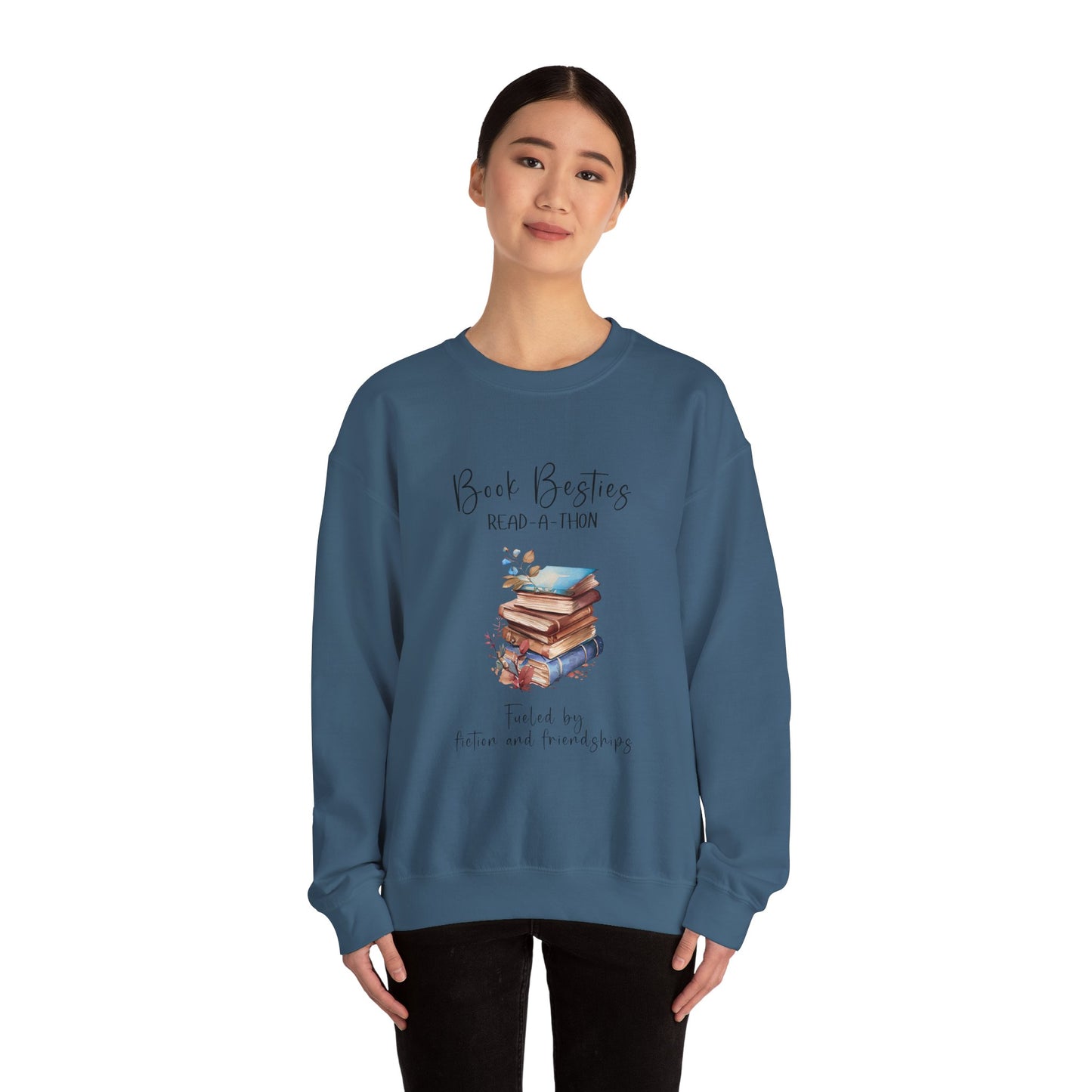 Book Besties Read-A-Thon Crewneck Sweatshirt S-5XL