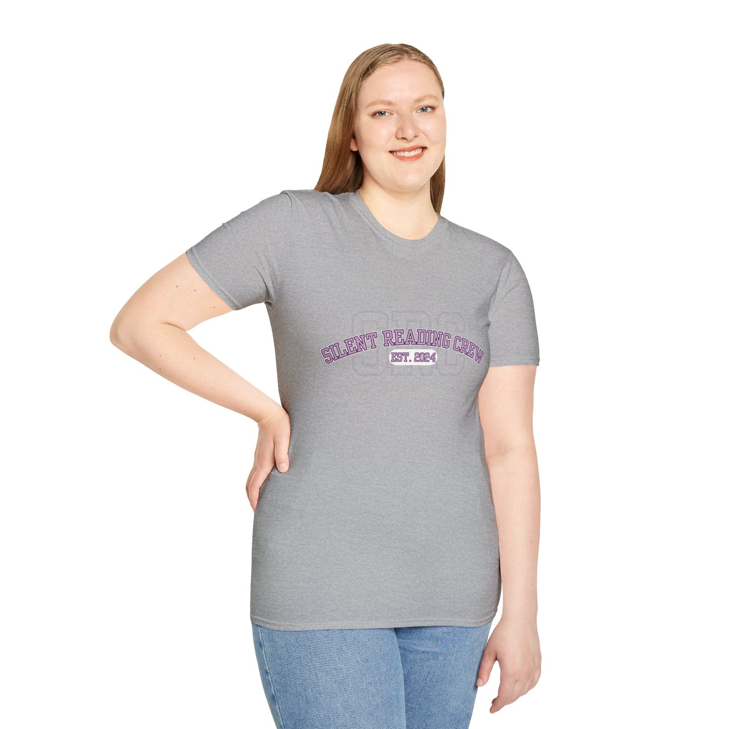 Silent Reading Crew Softstyle T-Shirt XS-5XL