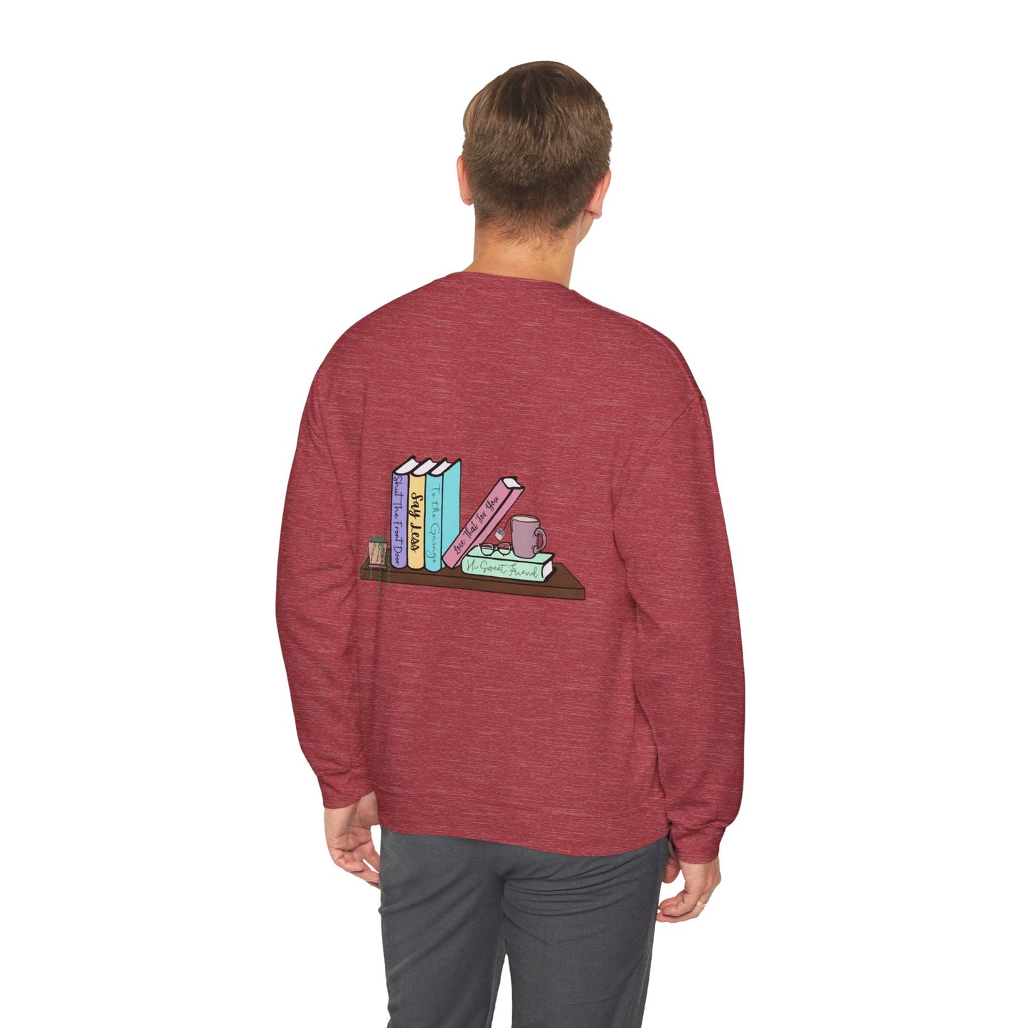 Books & Catchphrases Unisex Heavy Blend™ Crewneck Sweatshirt S-5XL
