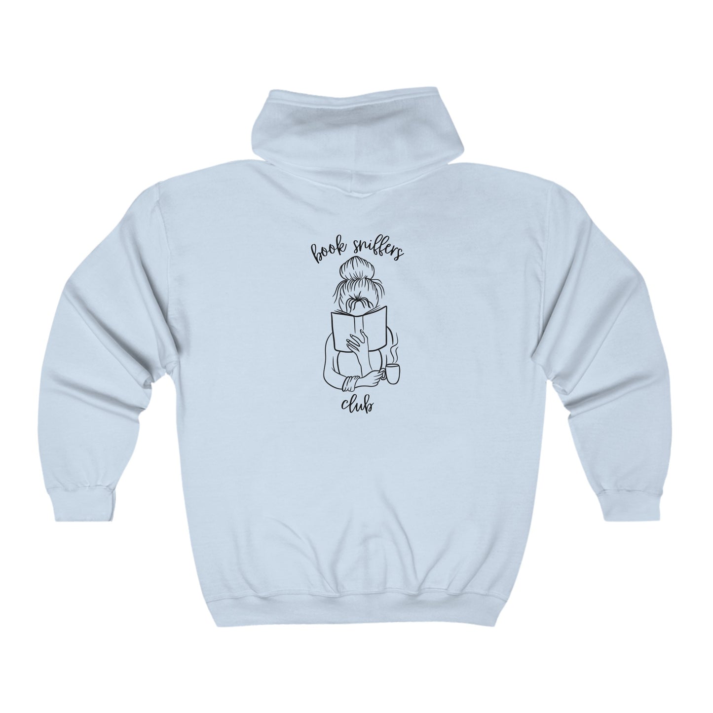 Book Sniffers Club Full Zip Hooded Sweatshirt