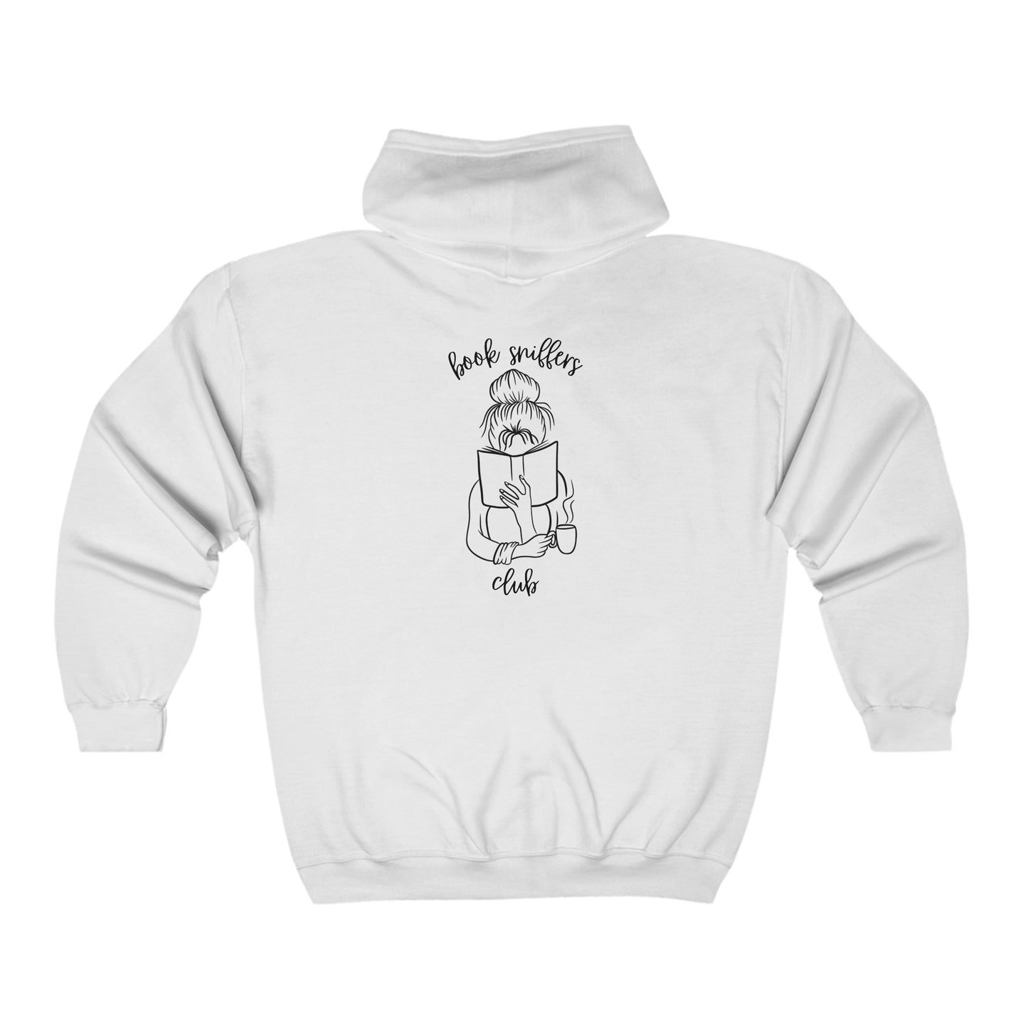 Book Sniffers Club Full Zip Hooded Sweatshirt