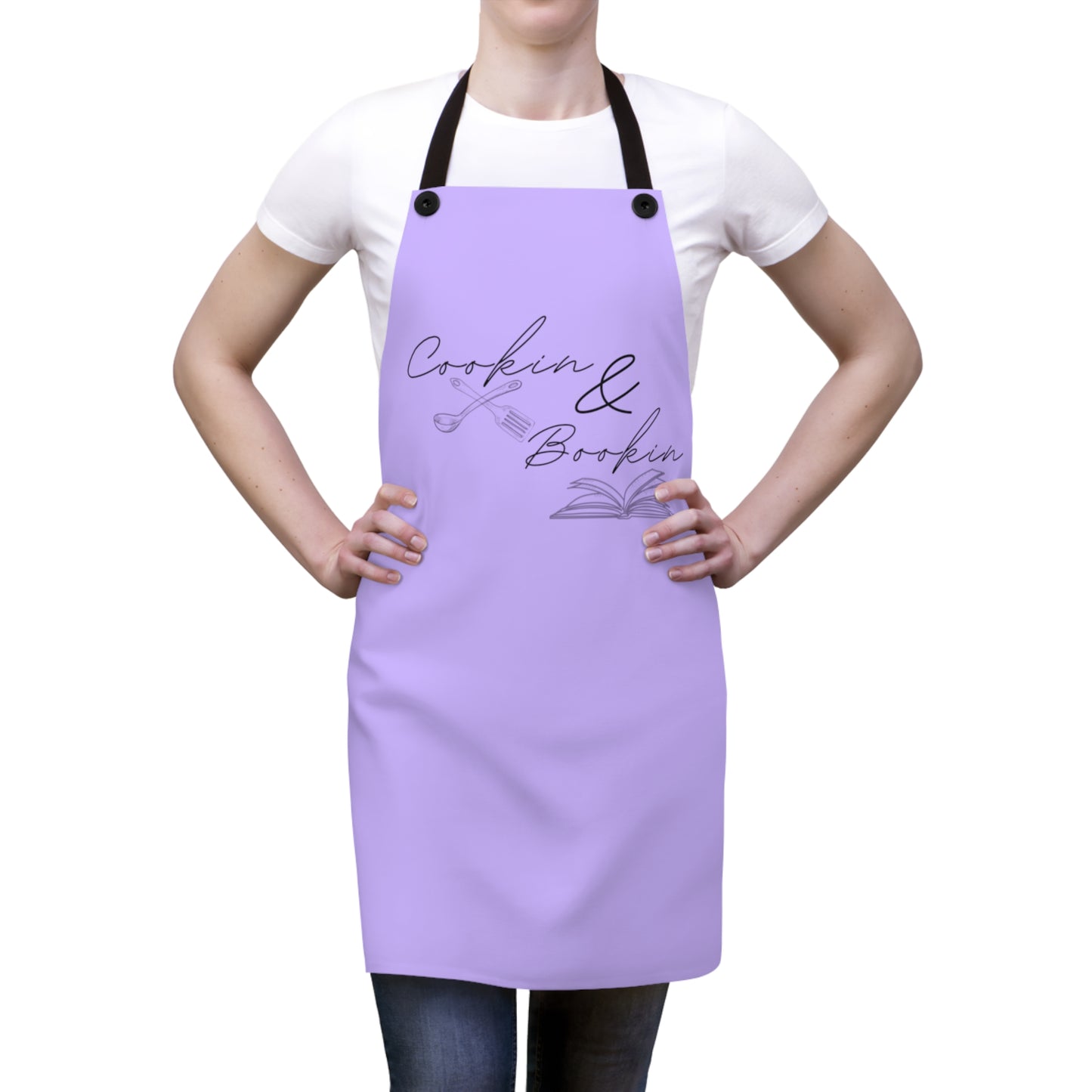 Cookin' & Bookin' Purple Apron