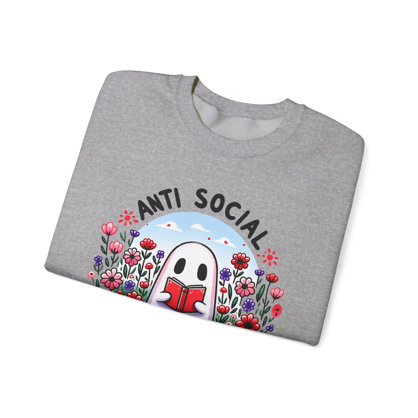 Anti-Social Book Club Crewneck Sweatshirt S-5XL