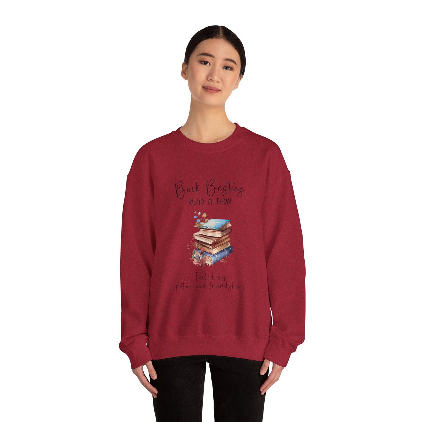 Book Besties Read-A-Thon Crewneck Sweatshirt S-5XL