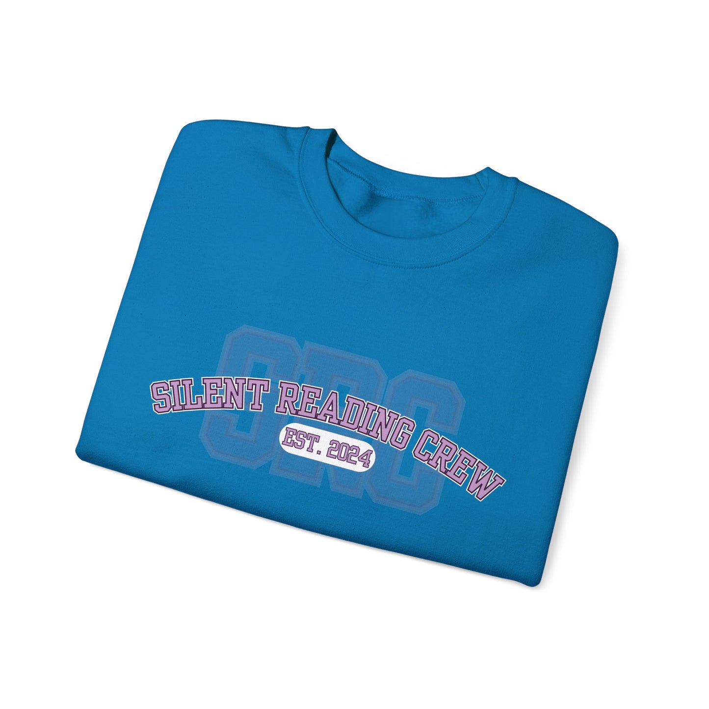 Silent Reading Crew Crewneck Sweatshirt S-5XL