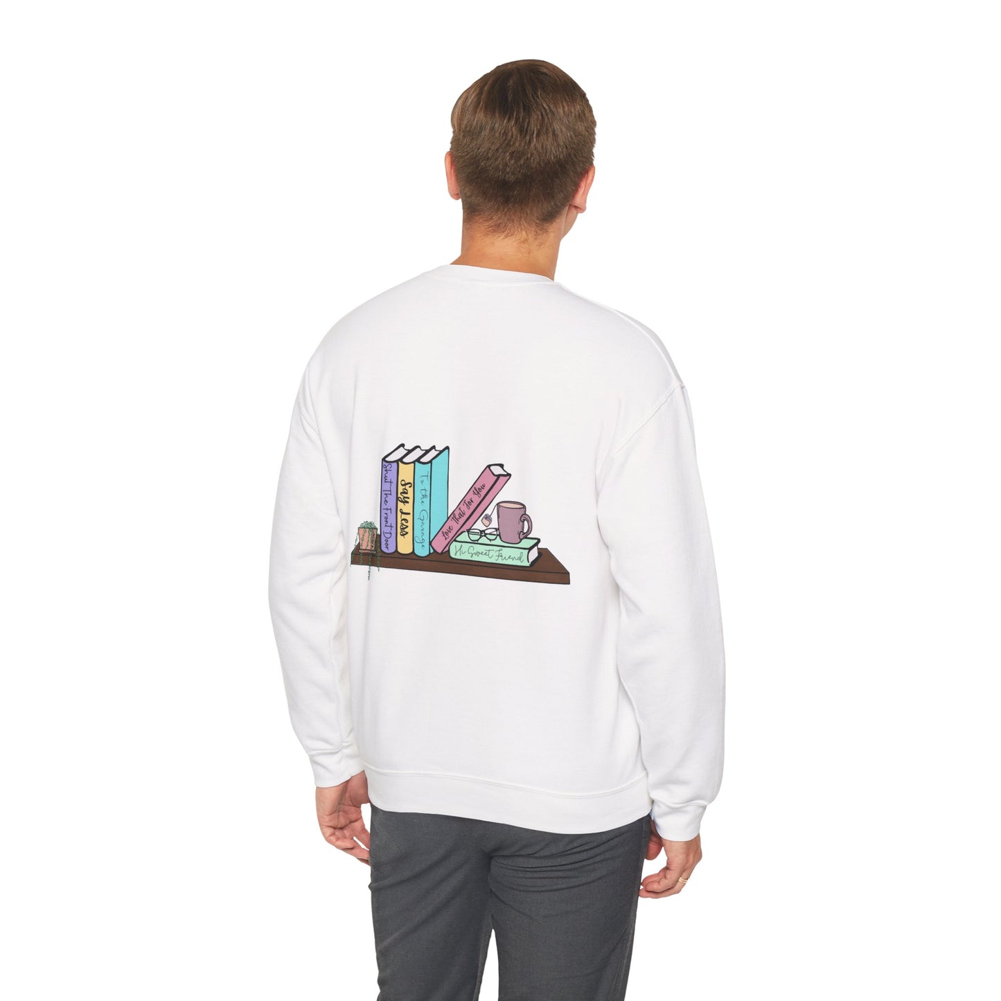 Books & Catchphrases Unisex Heavy Blend™ Crewneck Sweatshirt S-5XL