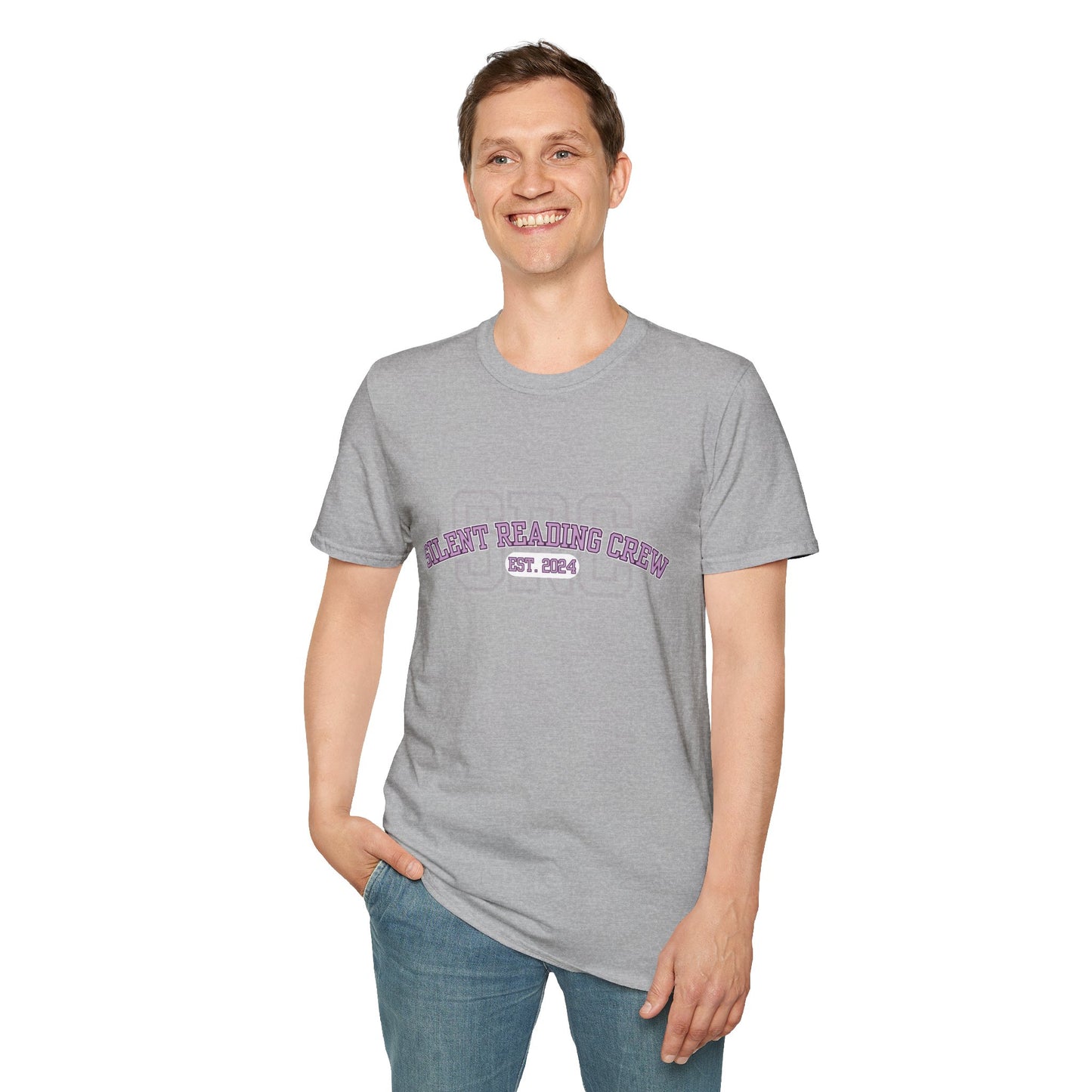 Silent Reading Crew Softstyle T-Shirt XS-5XL