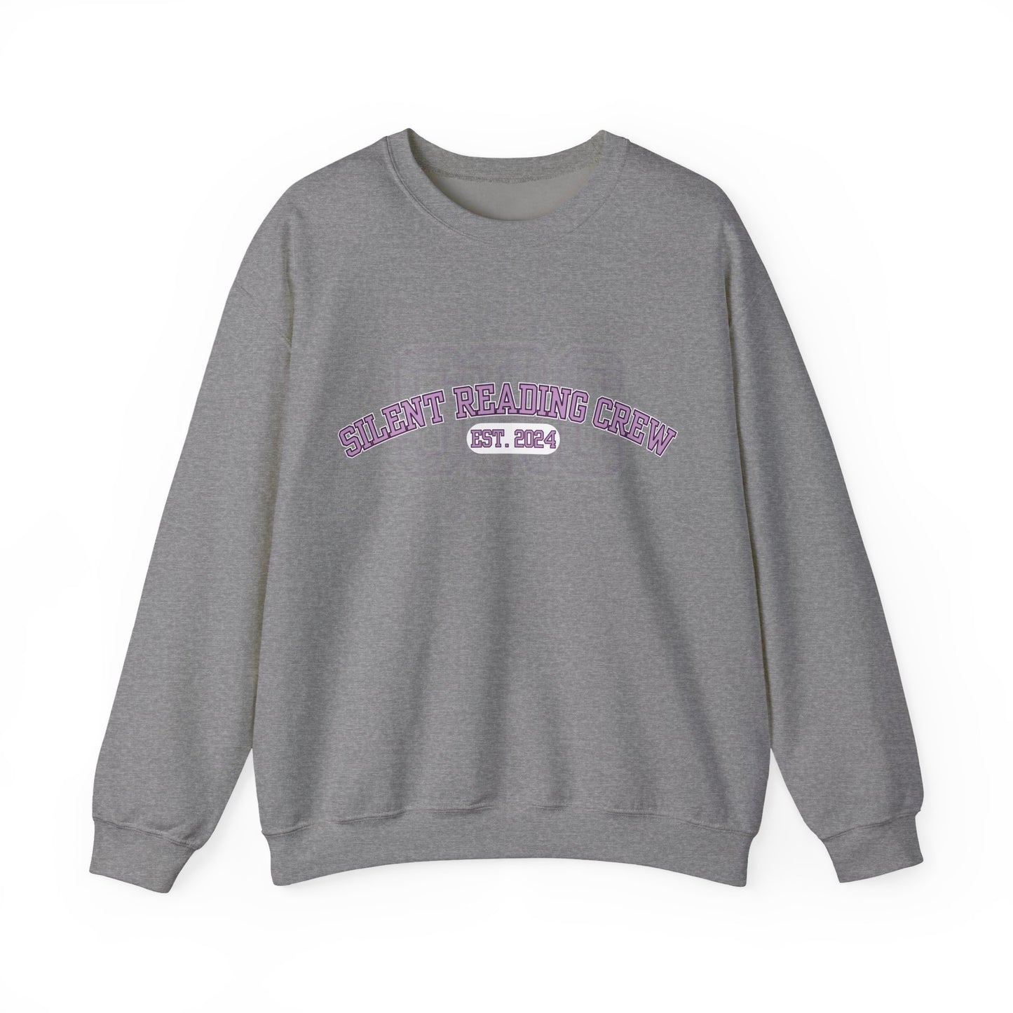 Silent Reading Crew Crewneck Sweatshirt S-5XL