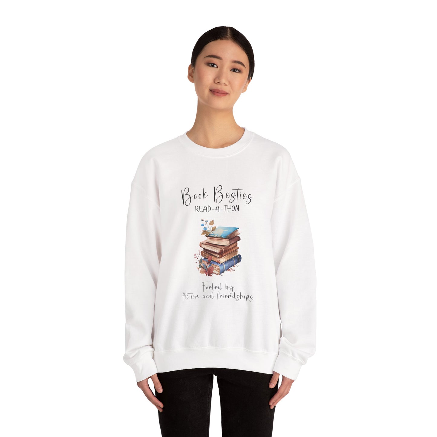 Book Besties Read-A-Thon Crewneck Sweatshirt S-5XL