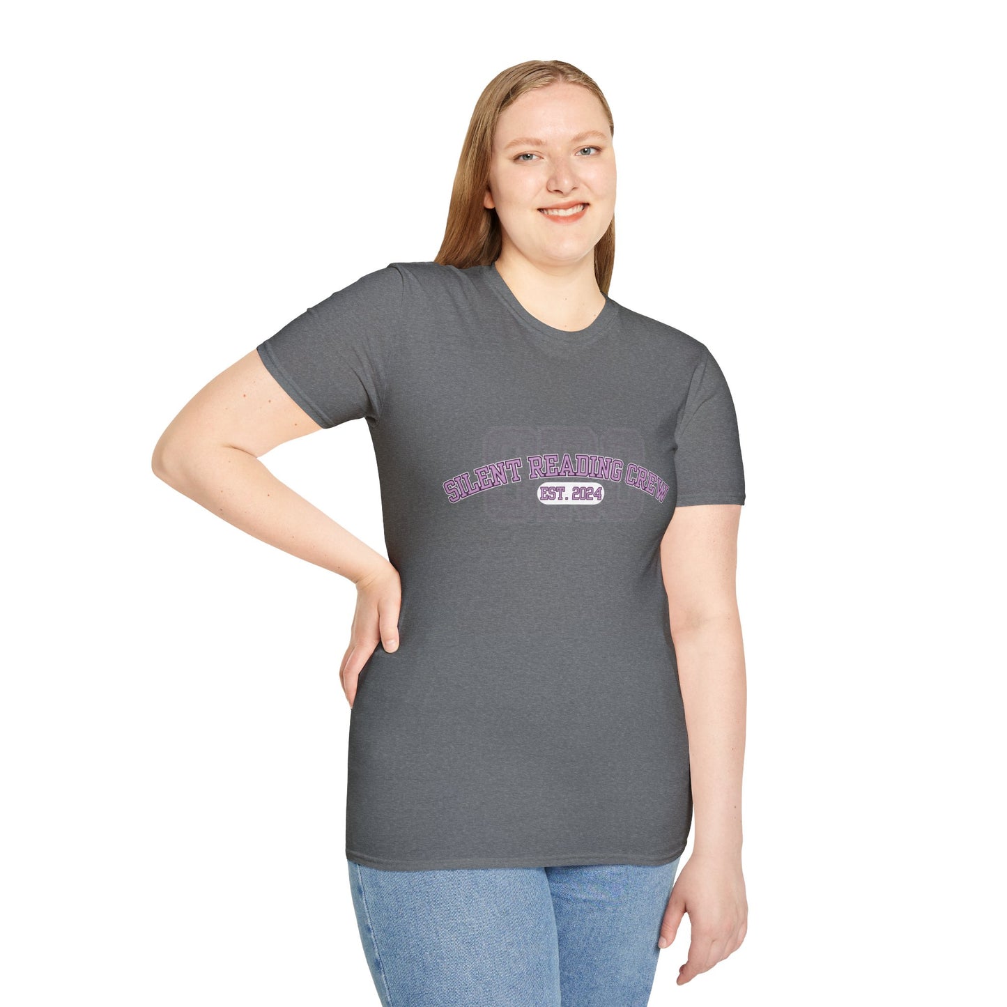 Silent Reading Crew Softstyle T-Shirt XS-5XL