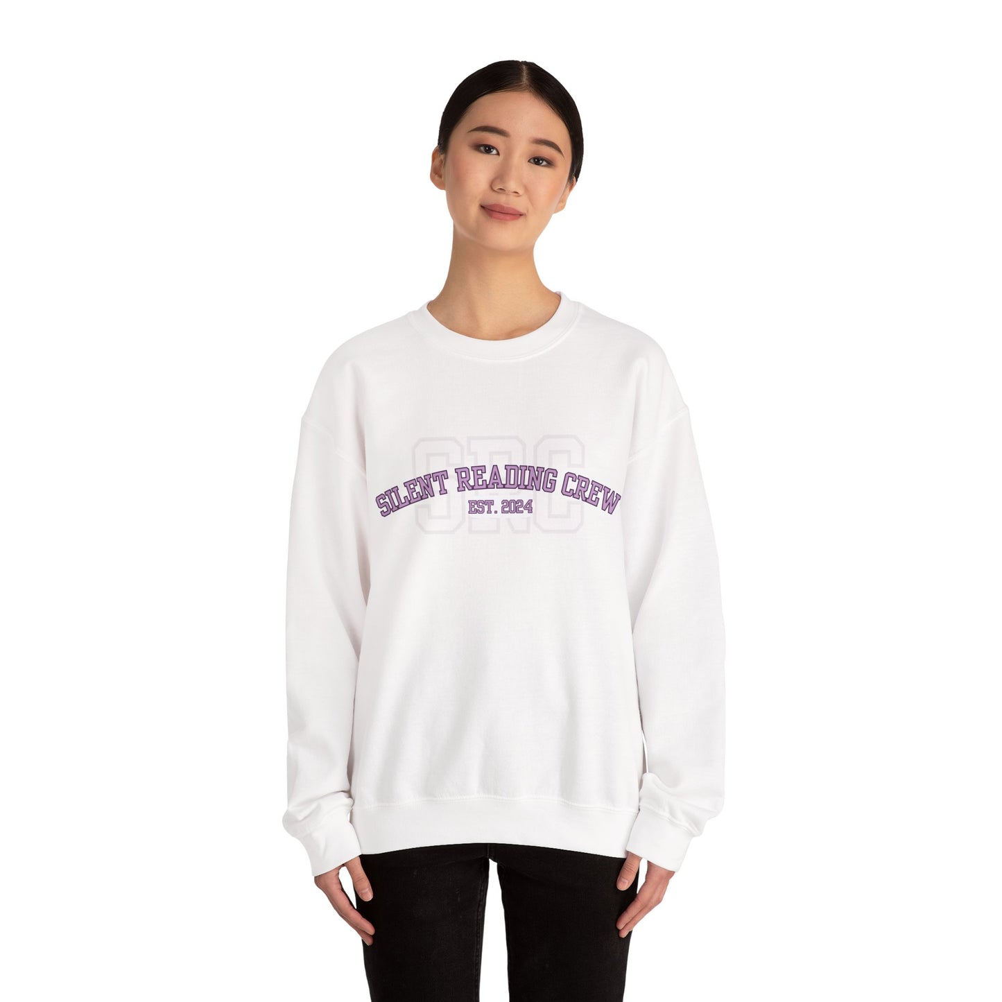 Silent Reading Crew Crewneck Sweatshirt S-5XL