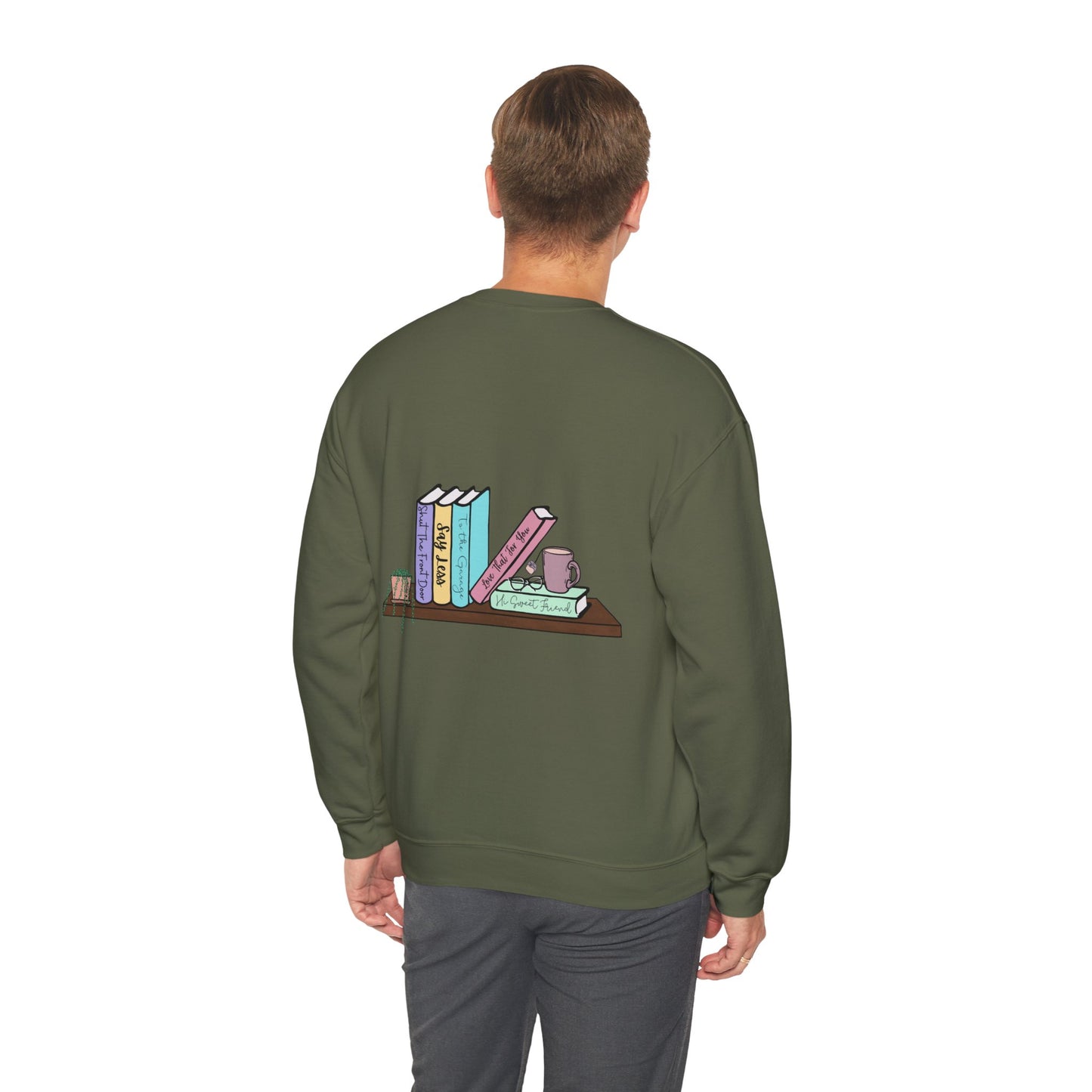Books & Catchphrases Unisex Heavy Blend™ Crewneck Sweatshirt S-5XL