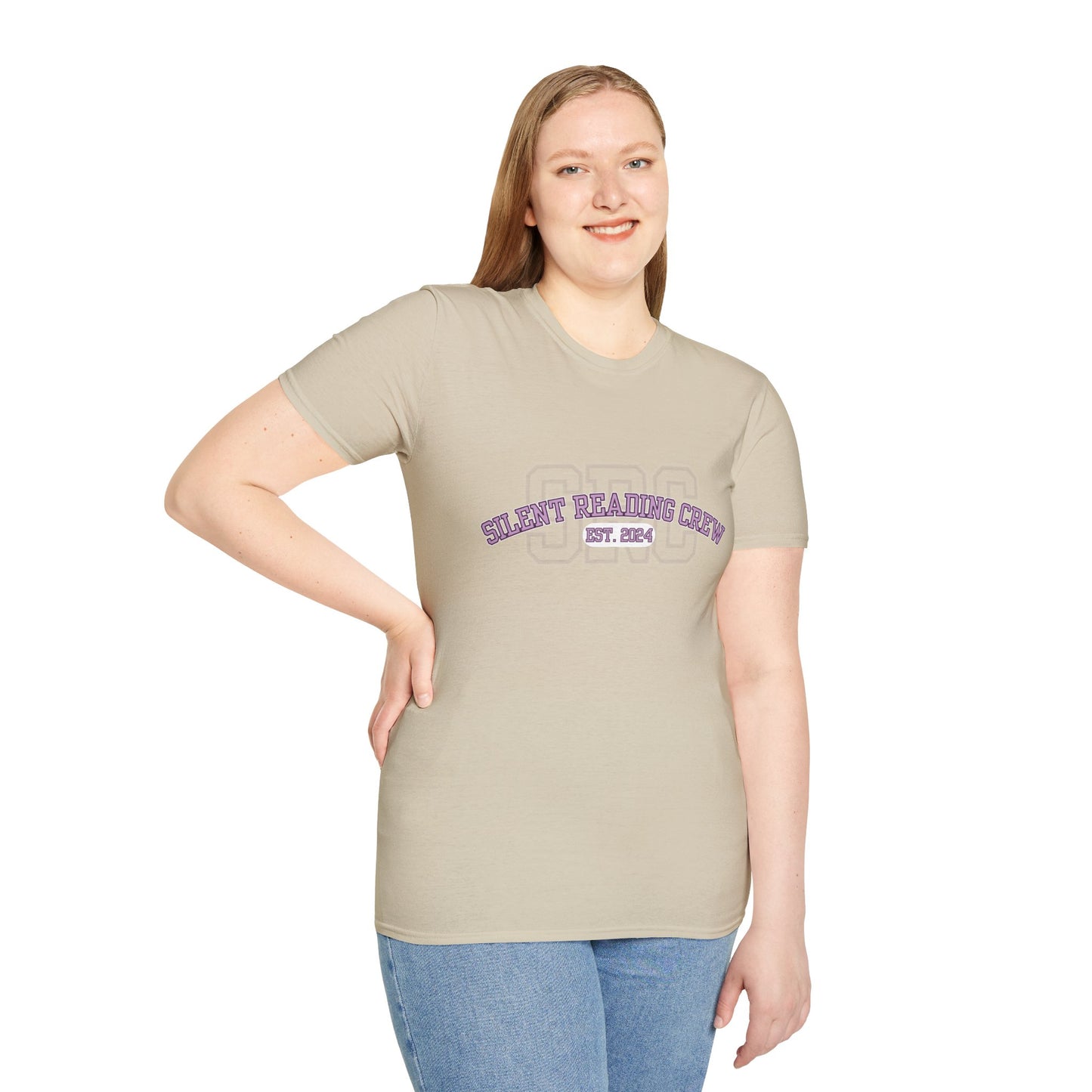Silent Reading Crew Softstyle T-Shirt XS-5XL