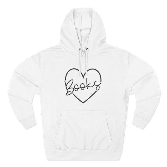 Heart Books Fleece Hoodie