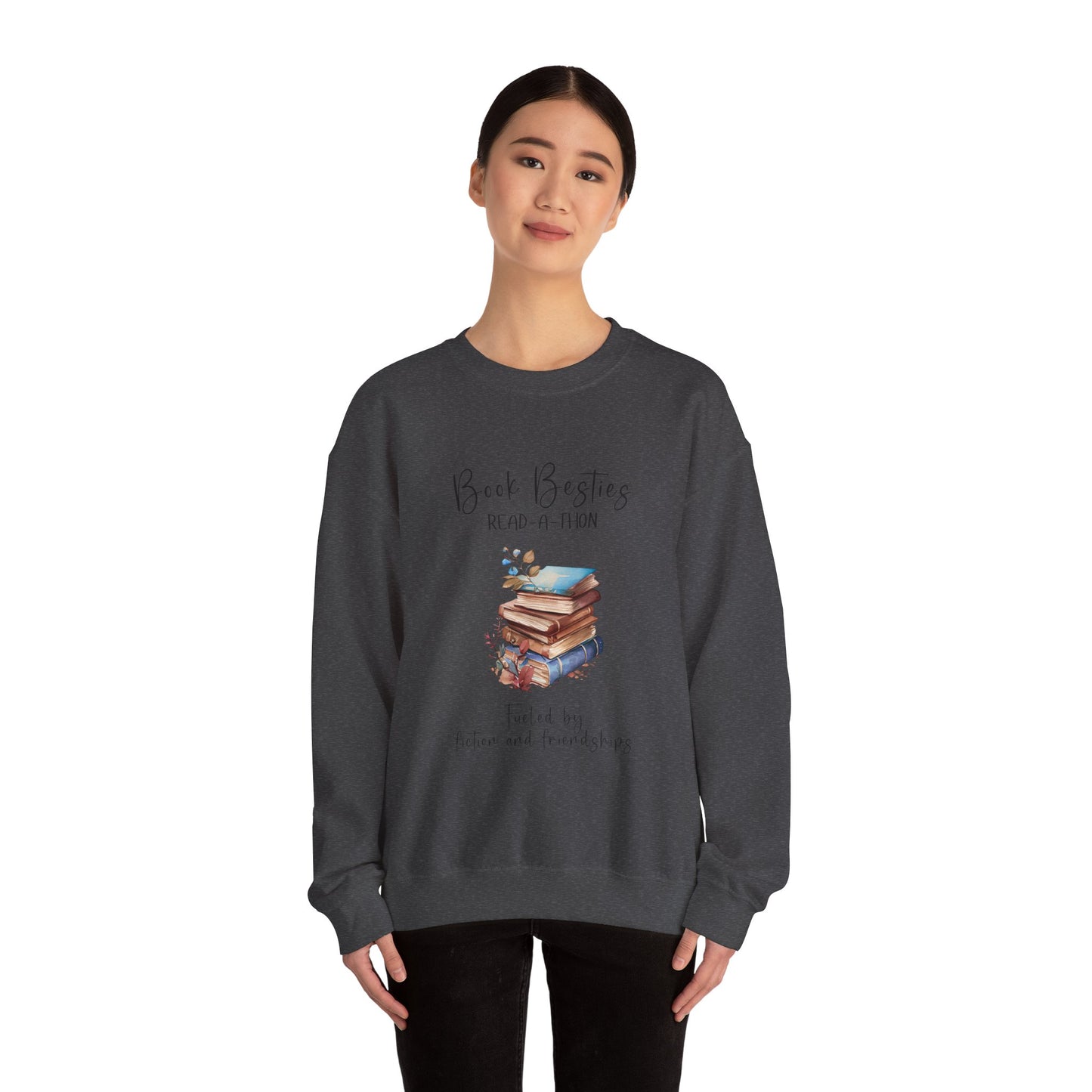 Book Besties Read-A-Thon Crewneck Sweatshirt S-5XL