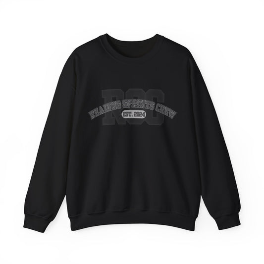 Reading Sprints Crew BLACK Crewneck Sweatshirt S-5XL
