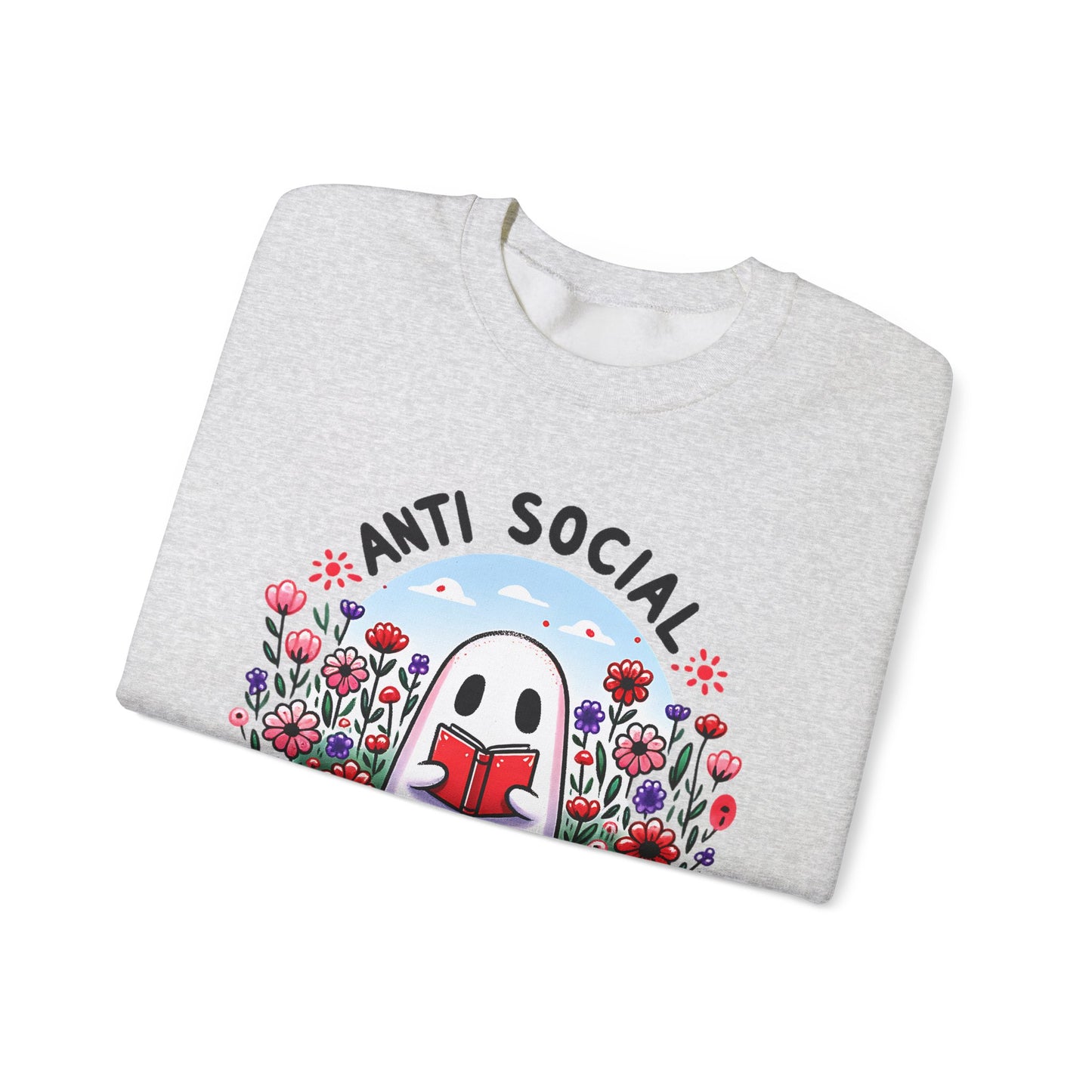 Anti-Social Book Club Crewneck Sweatshirt S-5XL