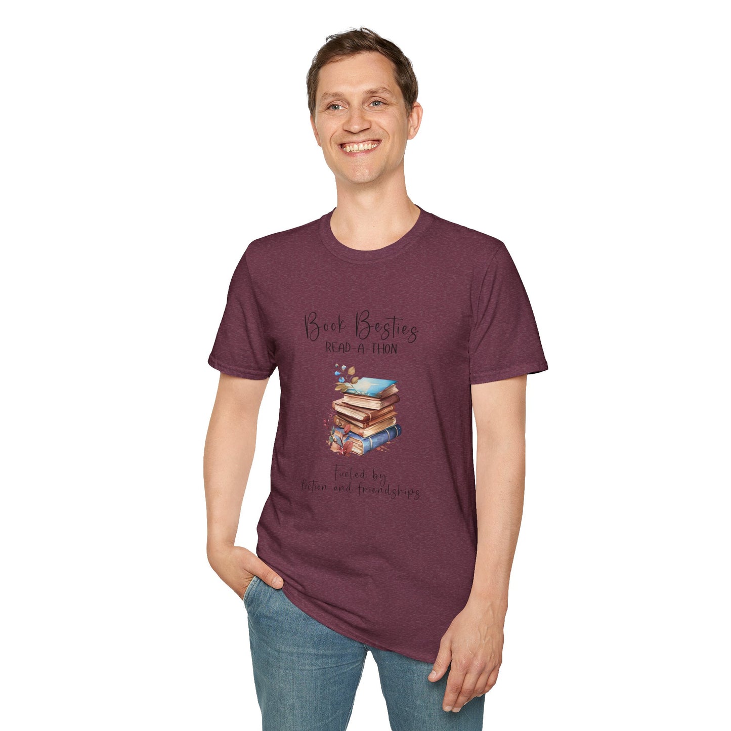 Book Besties Read-A-Thon Softstyle T-Shirt XS-5XL