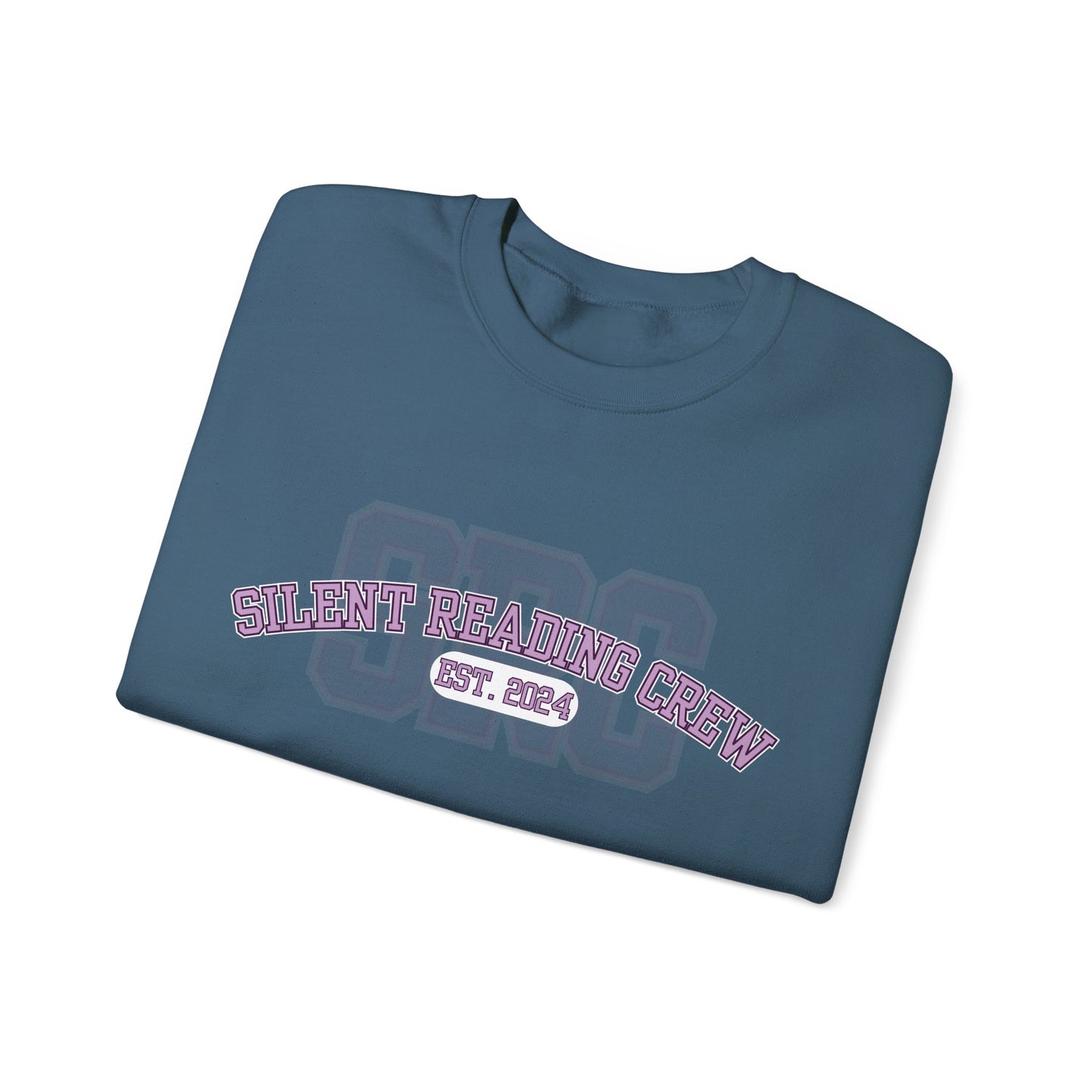 Silent Reading Crew Crewneck Sweatshirt S-5XL