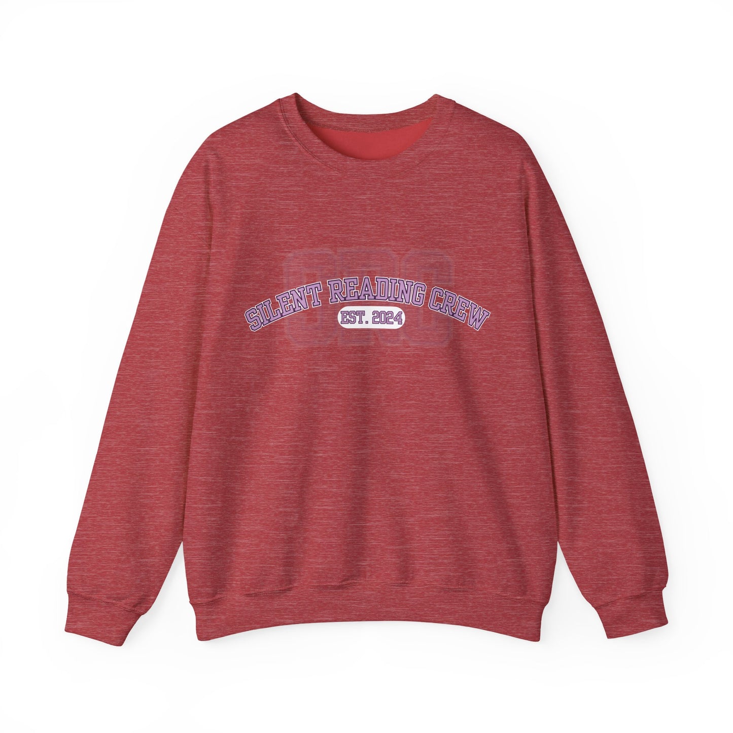 Silent Reading Crew Crewneck Sweatshirt S-5XL